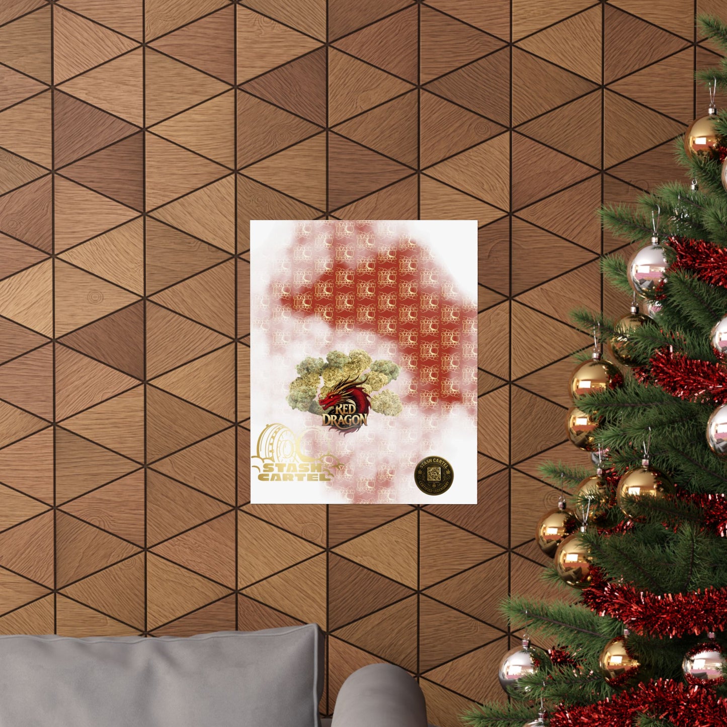 ππ₯ Red Dragon Poster β Rare Hybrid with Spicy Citrus Fire & Euphoric Mystic Energy