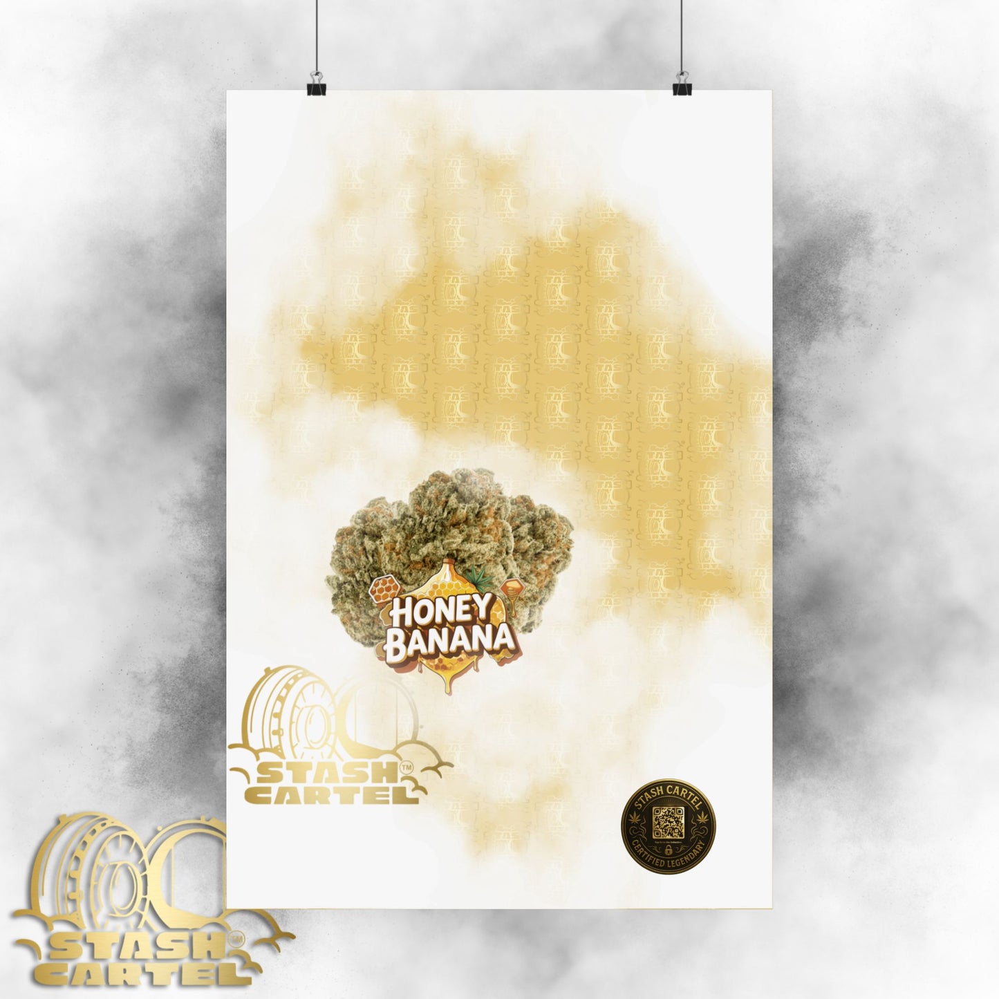 ππ― "Honey Banana" Indica-Hybrid Poster β Sweet Funk & Chill Drip