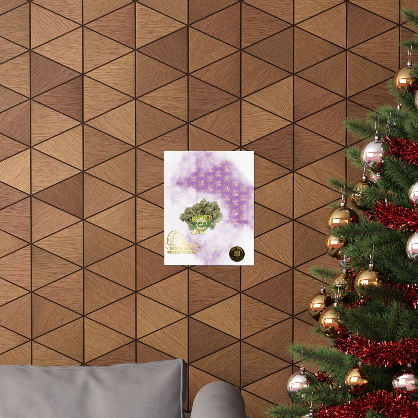 π§’π¬ Z Cap Poster β Designer Zkittlez Hybrid Wall Poster with Drippy Terps
