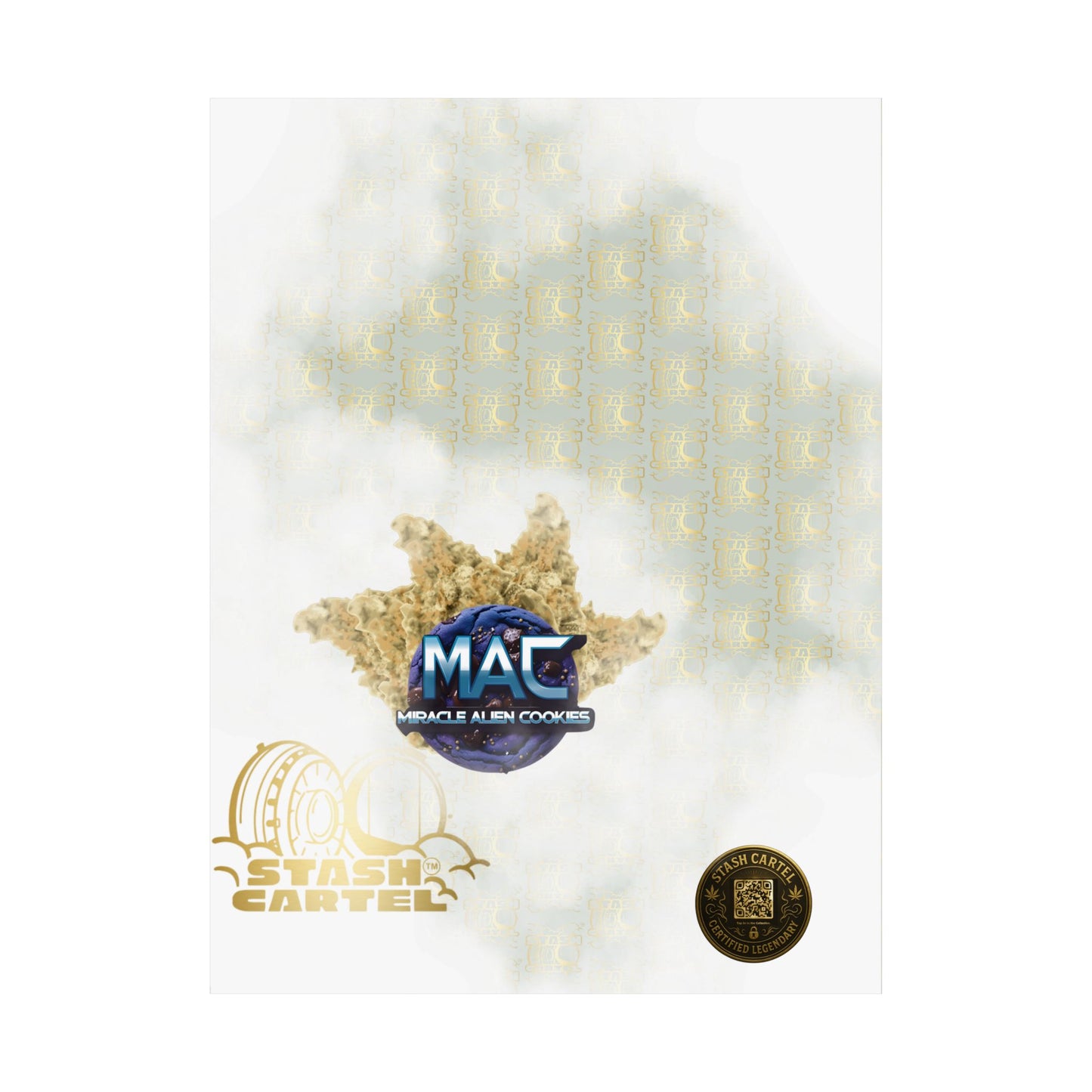 π½πͺ MAC (Miracle Alien Cookies) Poster β Cosmic Hybrid Wall Art with Designer Flavor