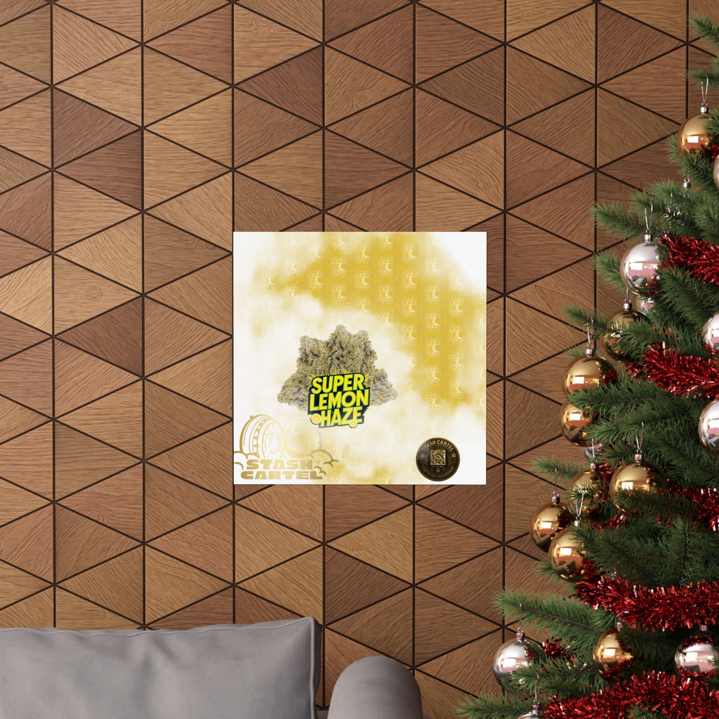 π "Super Lemon Haze" Electric Citrus Sativa Poster