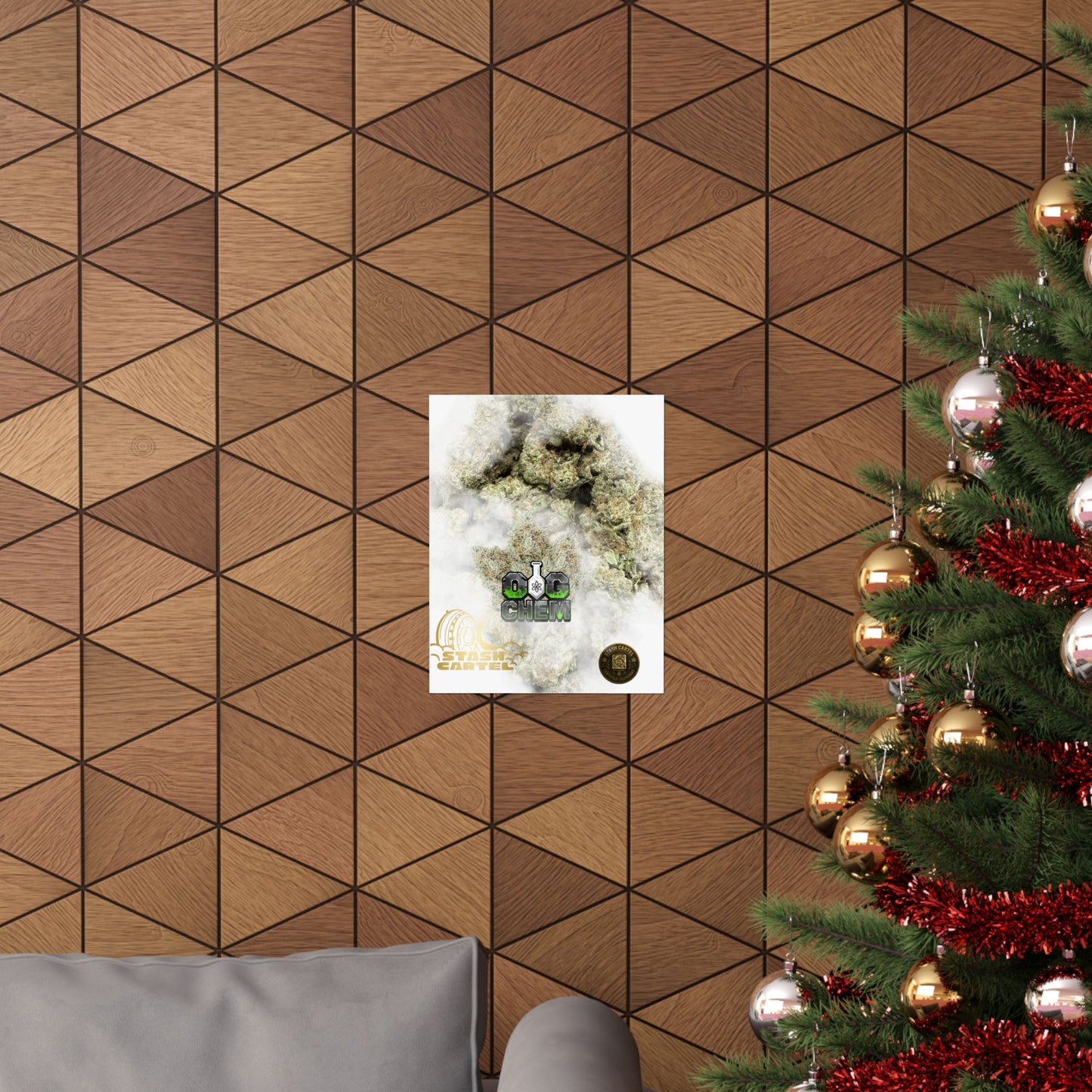 OG Chem Strain Poster – Loud Gas Cannabis Art for True Heads