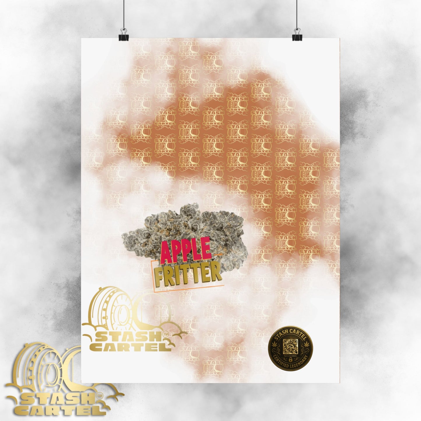 ππ₯§ "Apple Fritter" Hybrid Poster β High-THC Dessert Gas Wall Art