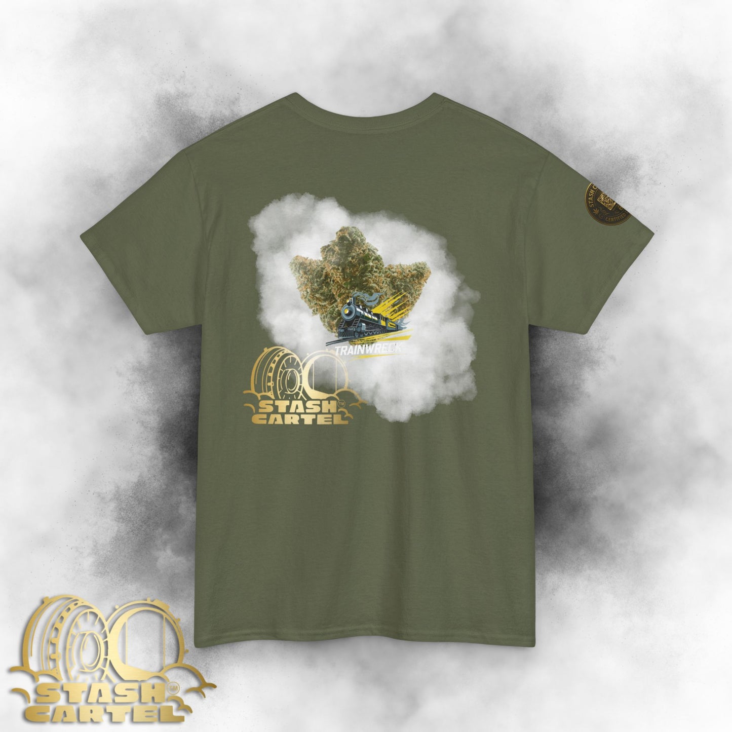 Trainwreck Tee – Mind-Bending Powerhouse Unisex Cotton Tee