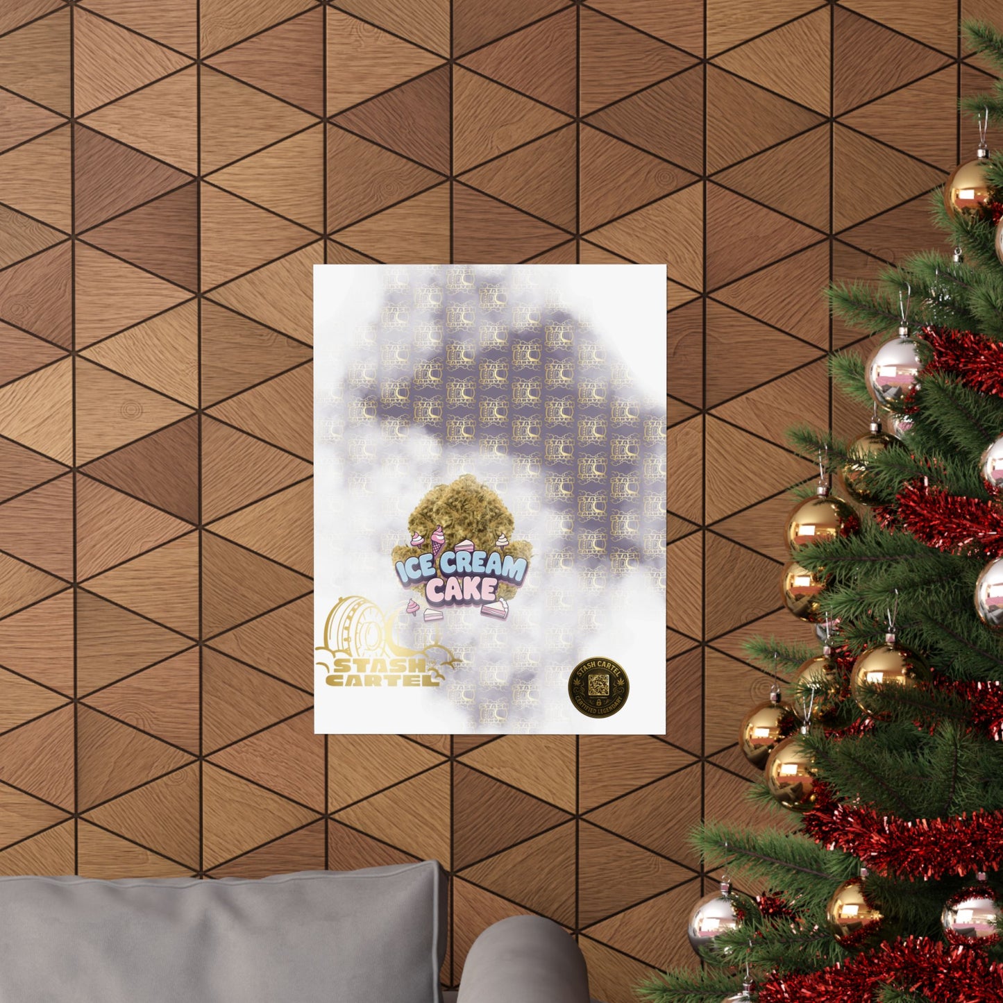 π¦ "Ice Cream Cake" Sedating Indica Dessert Poster