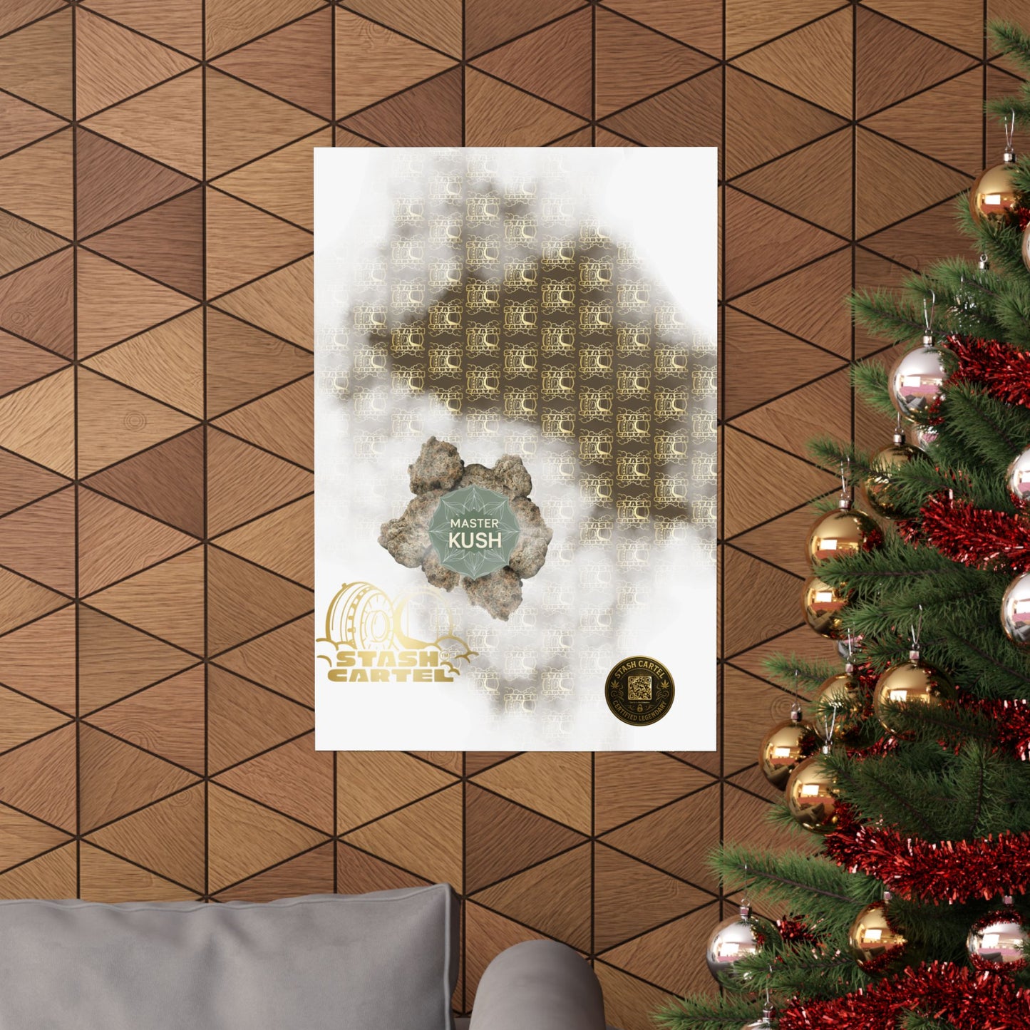 π§ββοΈ "Master Kush" Classic Amsterdam Indica Poster
