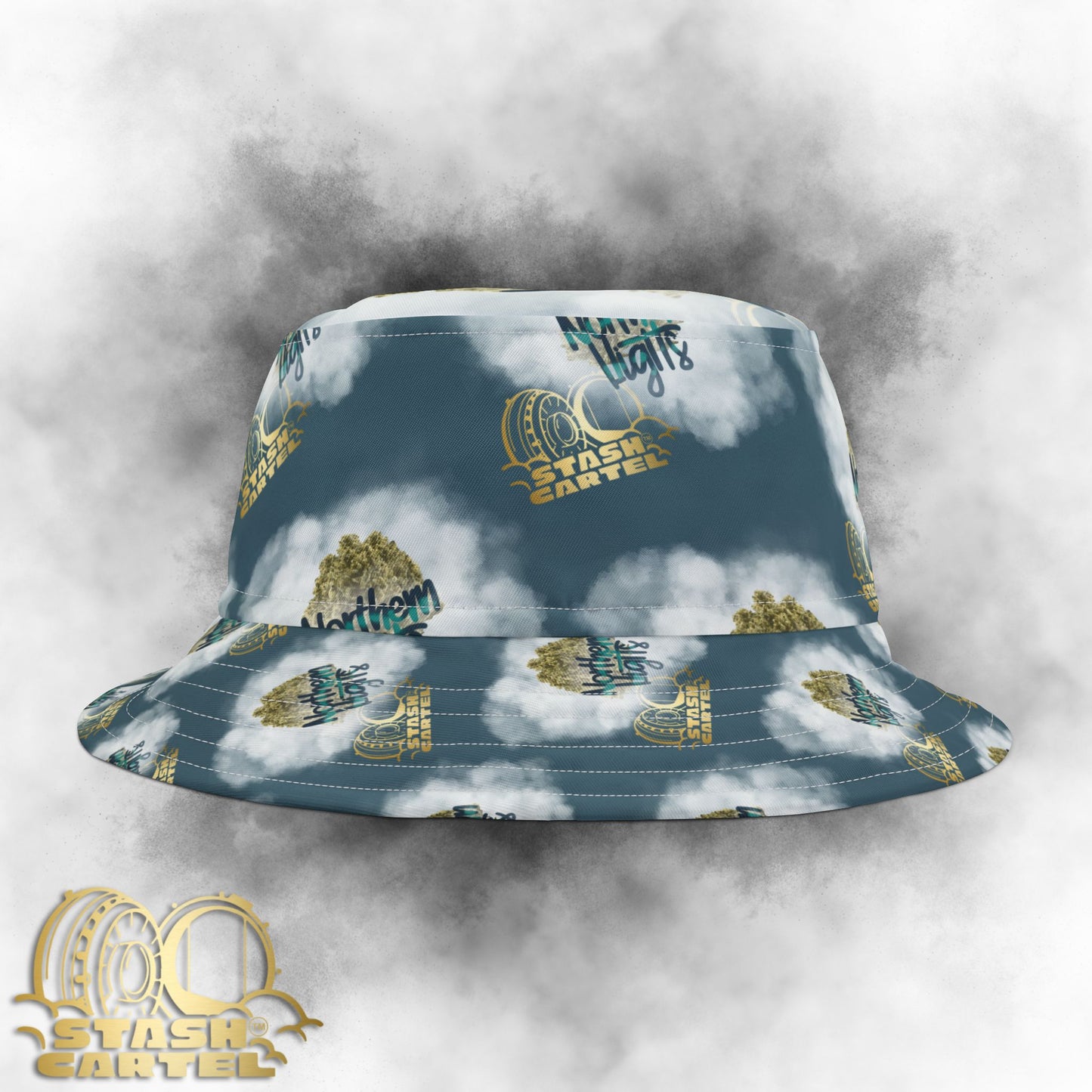 Northern Lights Bucket Hat – Cosmic Calm for Elevated Outfits