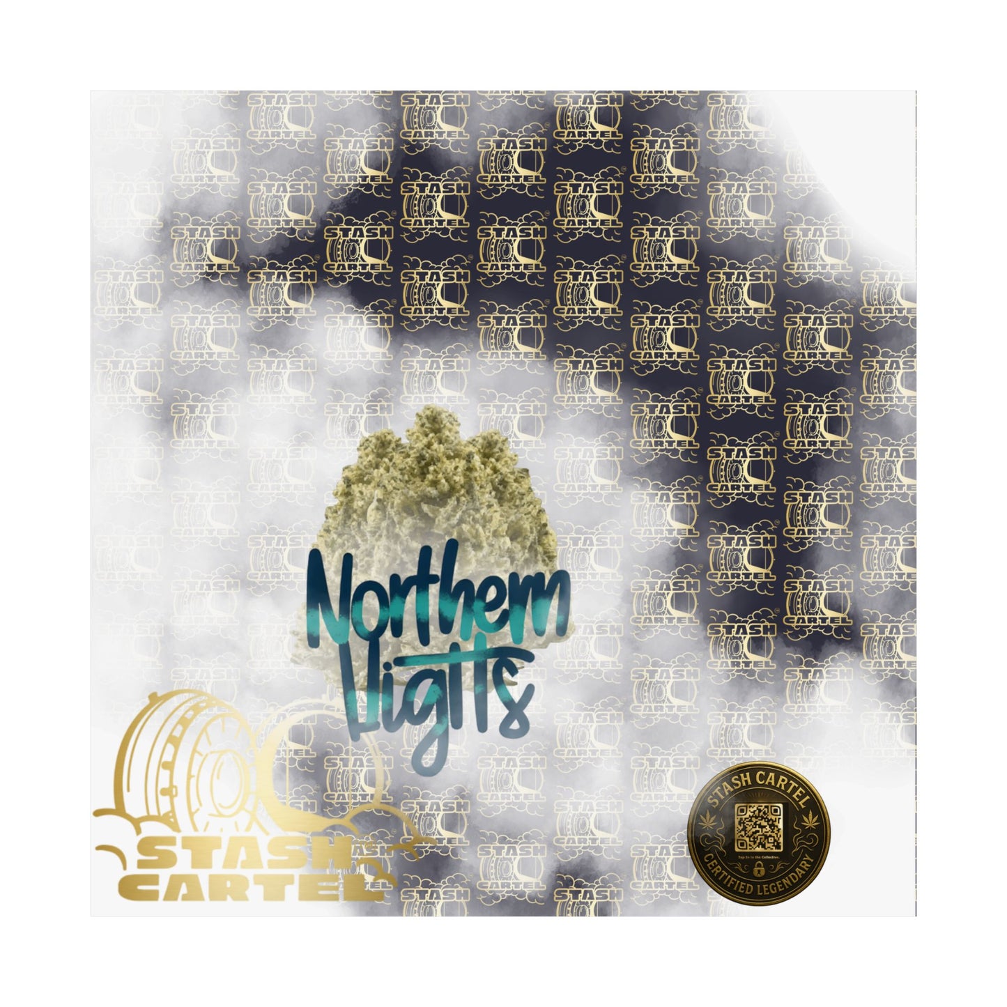 π "Northern Lights" Deep Space Indica Poster