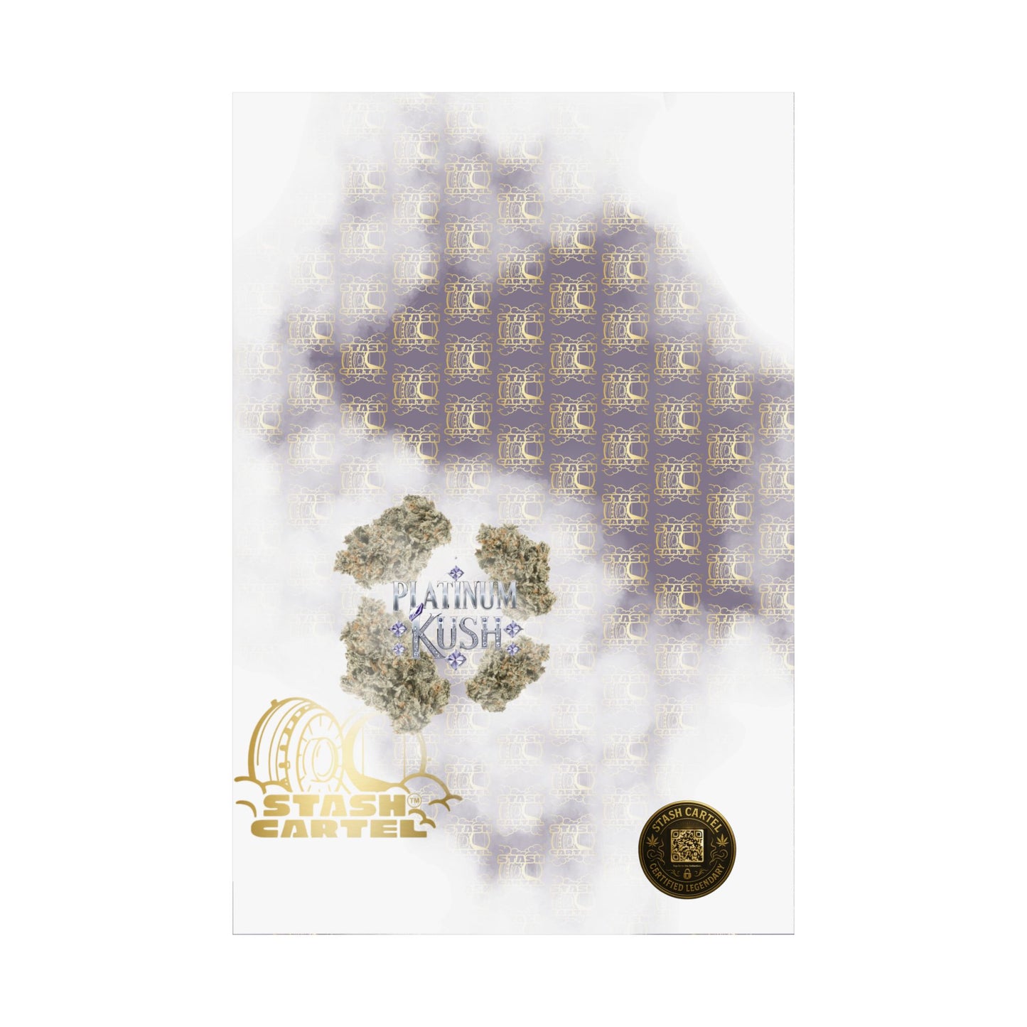π "Platinum Kush" Luxurious Indica Poster
