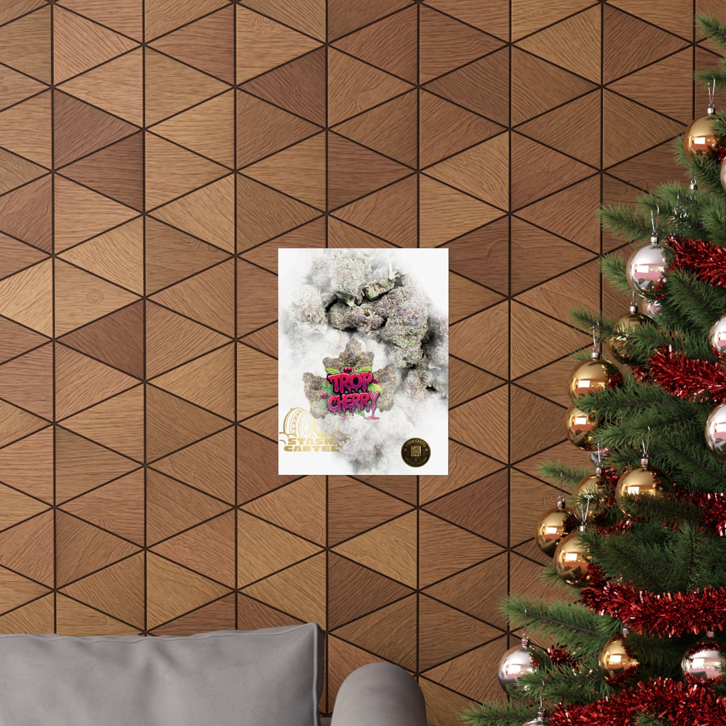 πβ‘ Trop Cherry Poster β Sativa Poster for Sweet Energy & Focus