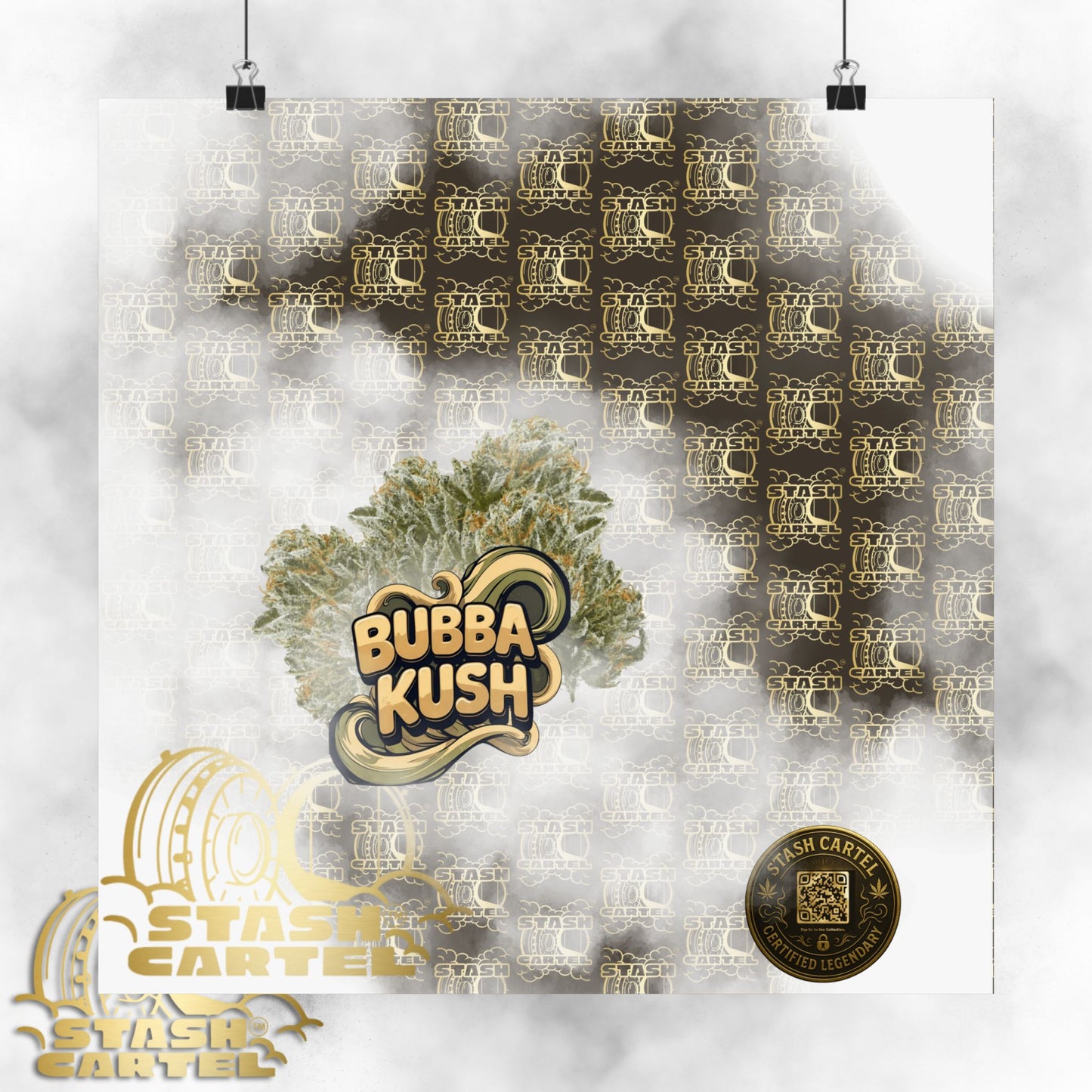 β "Bubba Kush" Classic Nightcap Indica Poster