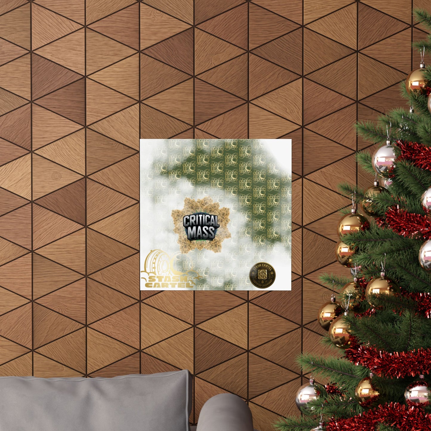 π₯ "Critical Mass" Couch-Lock Indica Poster