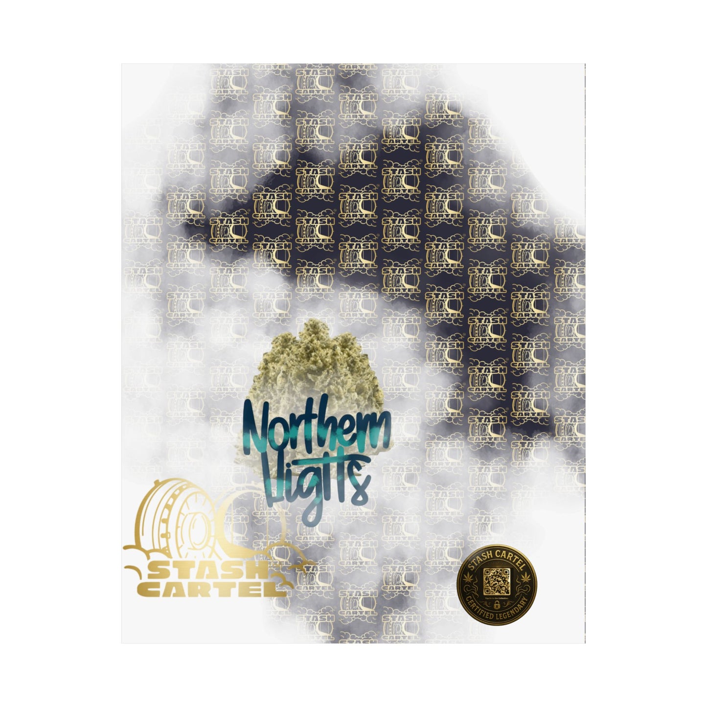 π "Northern Lights" Deep Space Indica Poster