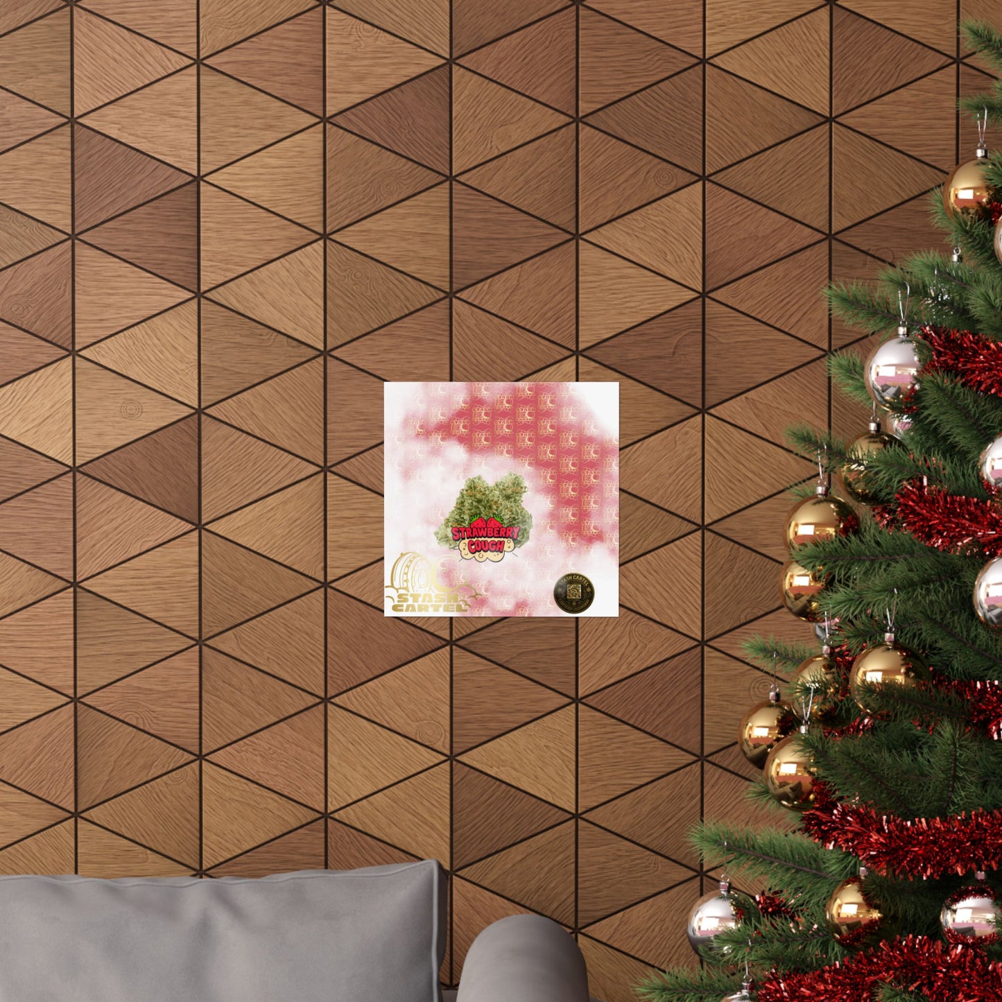 π "Strawberry Cough" Skunky Sativa Poster