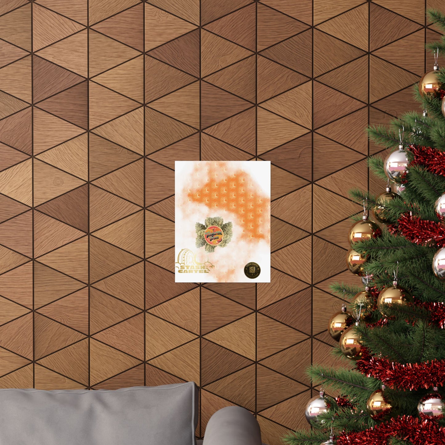 ππ Tangerine Dream Poster β Legendary Sativa Hybrid with Citrus Zest & Euphoric Clarity