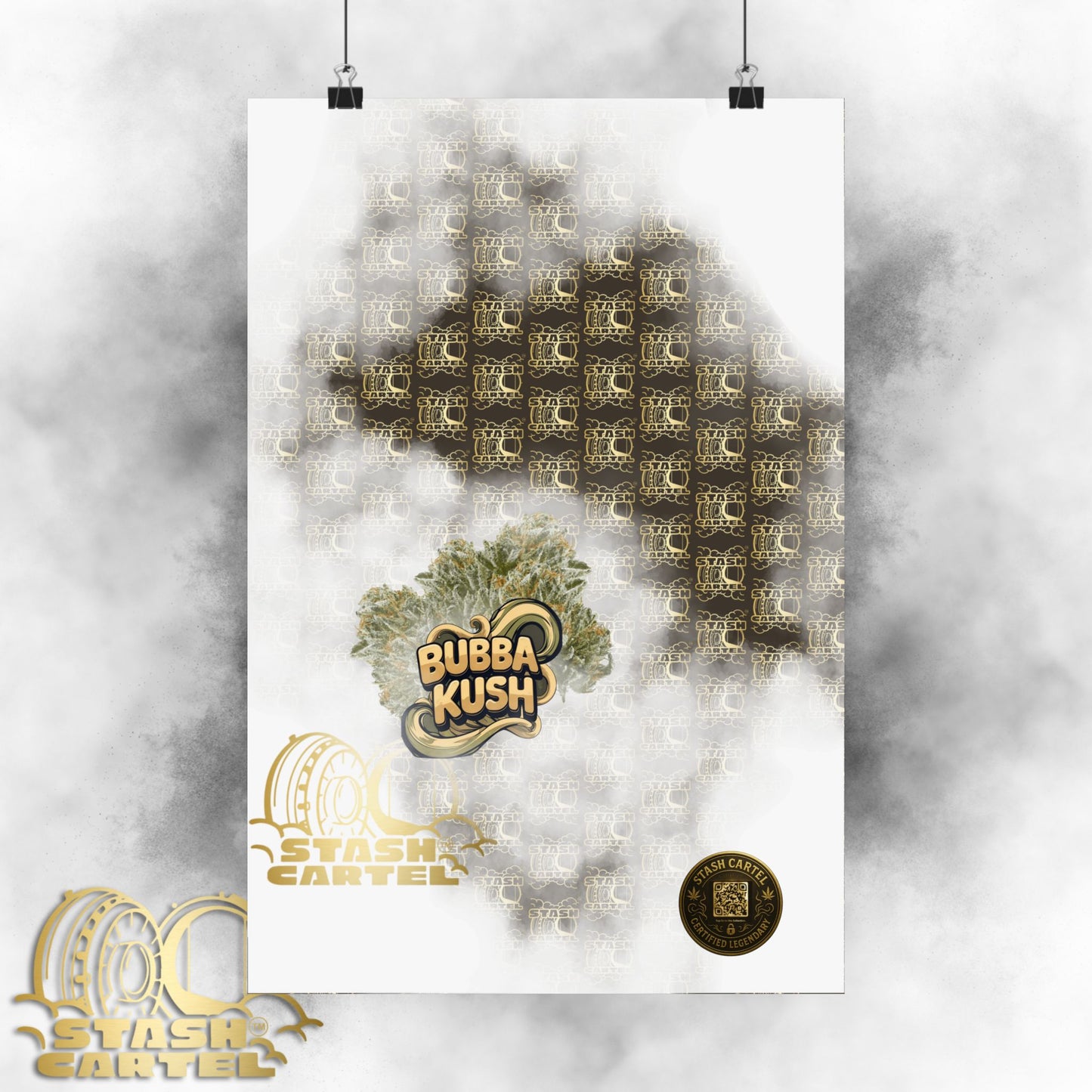 β "Bubba Kush" Classic Nightcap Indica Poster
