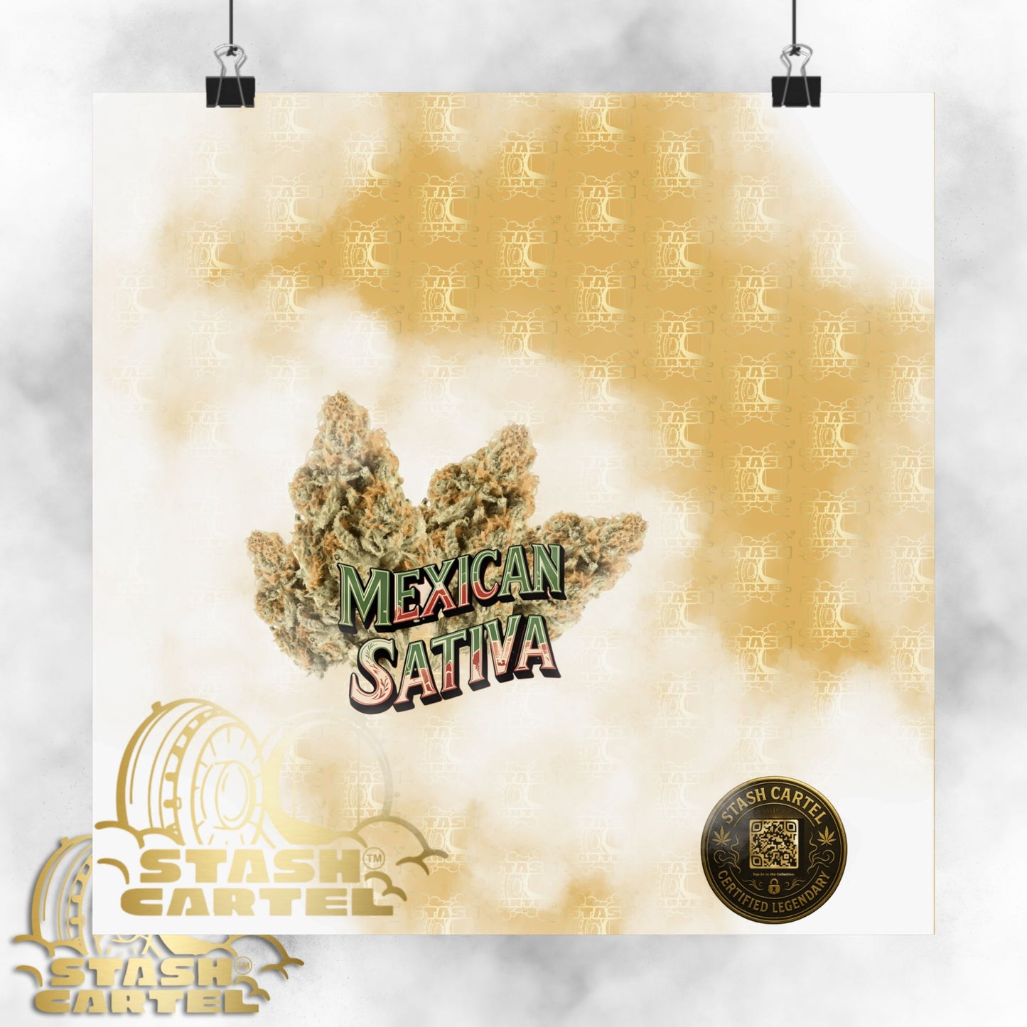 ππ΅ Mexican Sativa Poster β Wild Sun-Grown Heirloom with Cinnamon Spice & Uplifting Energy