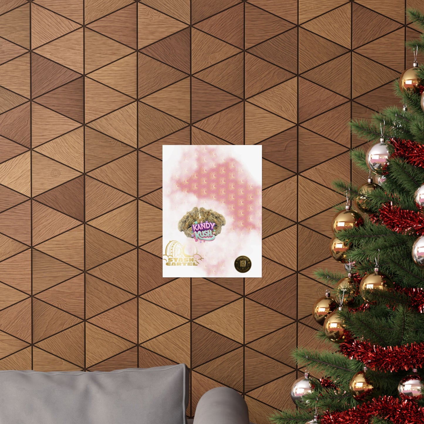 π¬π¨ Kandy Kush Poster β Sweet Hybrid Wall Art with Candy Terps & Euphoric Balance