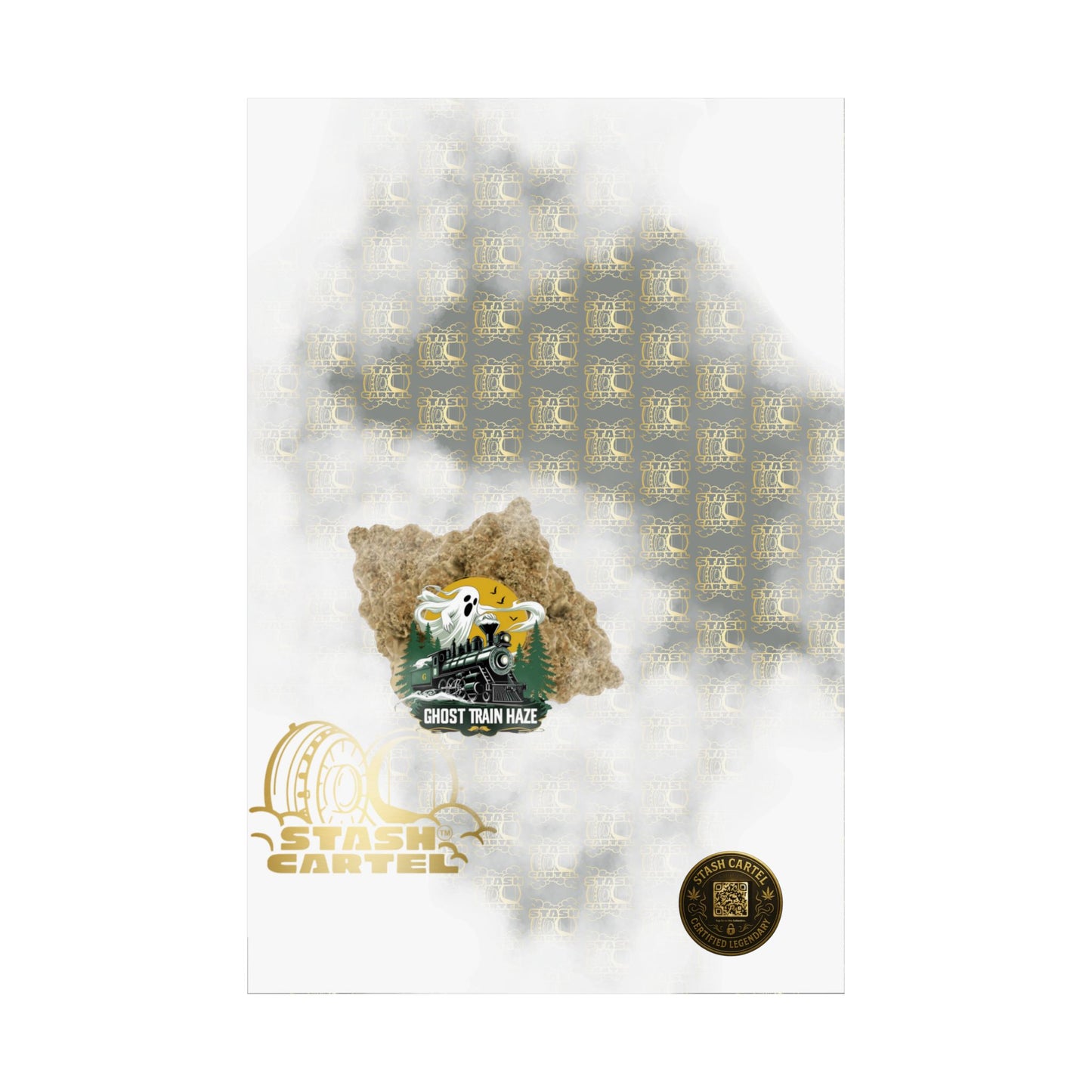 π»π Ghost Train Haze Poster β Mind-Bending Sativa Print for the Visionary
