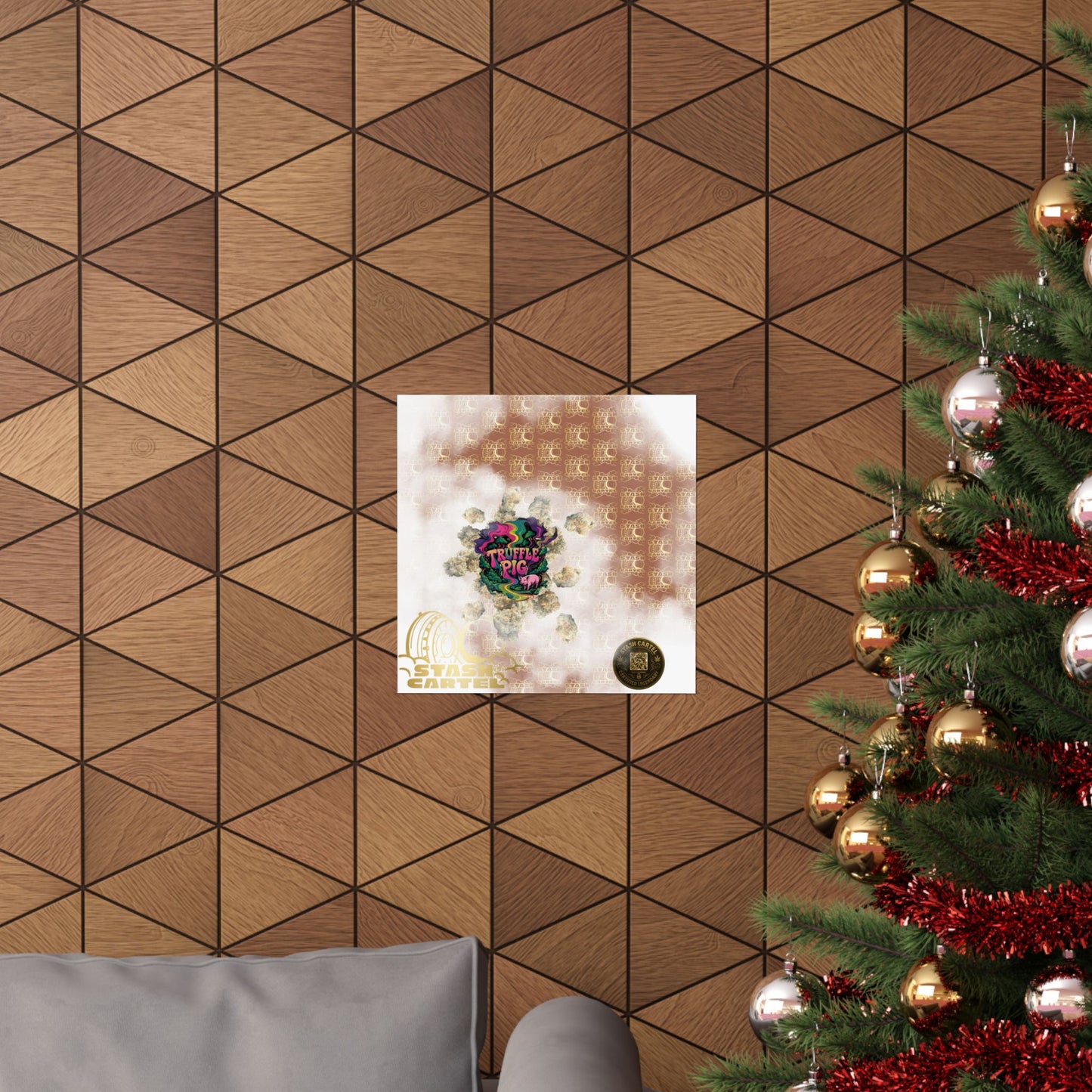 π·π« Truffle Pig Poster β Rare Indica Hybrid with Candy Gas & Earthy Depth