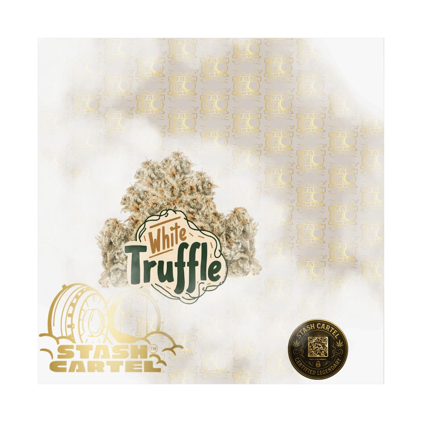 ππ¨ White Truffle Poster β Creamy Exotic Gas Poster with Velvet Indica Feel