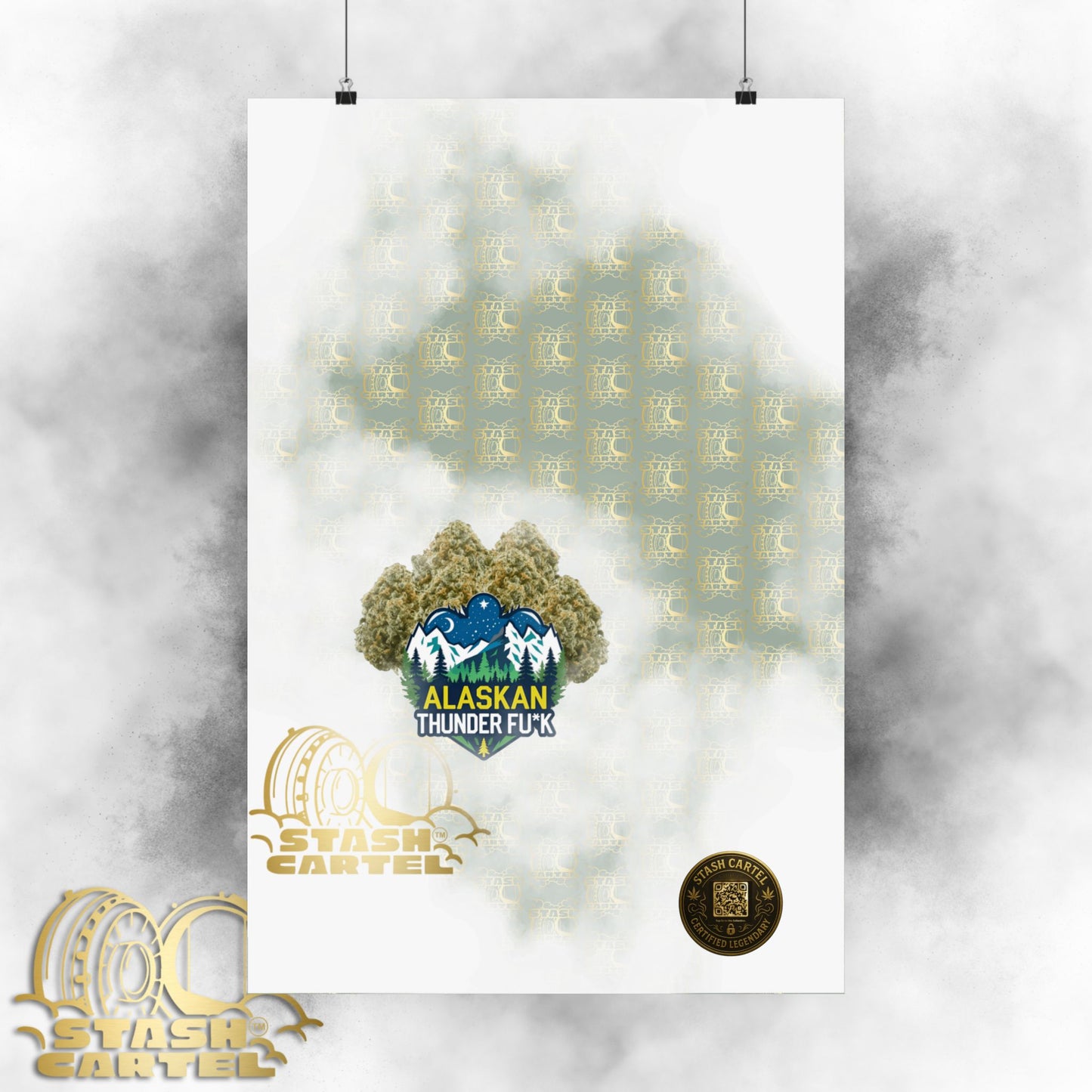 βοΈπ¨ Alaskan Thunder Fuck Poster β Cold Sativa Energy for Wild Minds