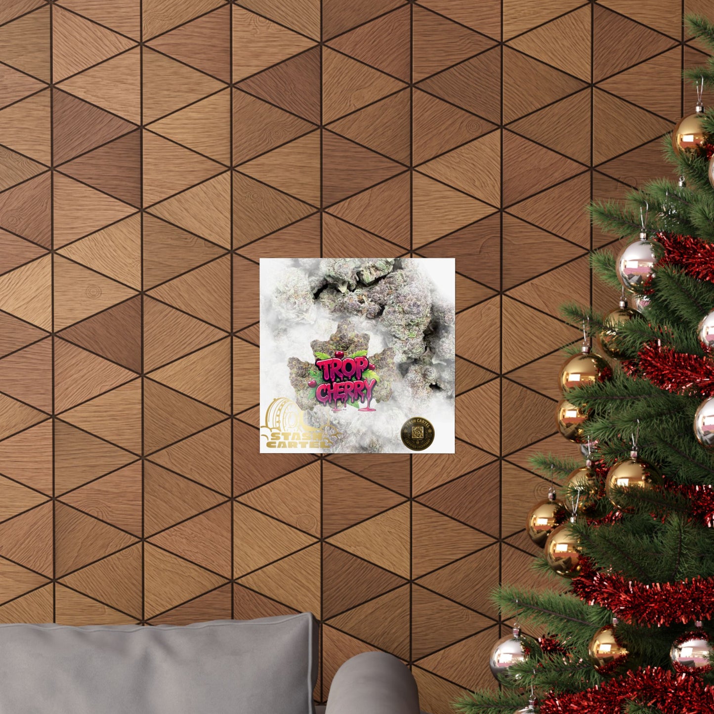 πβ‘ Trop Cherry Poster β Sativa Poster for Sweet Energy & Focus