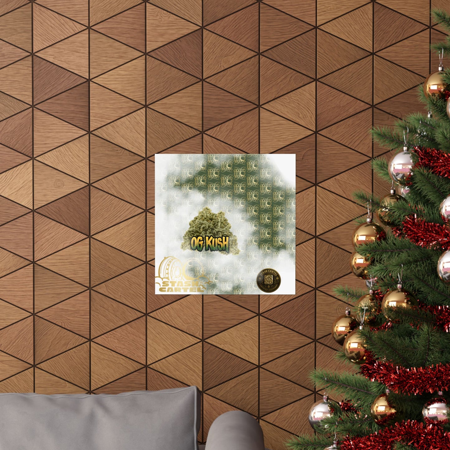π₯ "OG Kush" Gas-Heavy Poster β West Coast Royalty Cannabis Wall Print