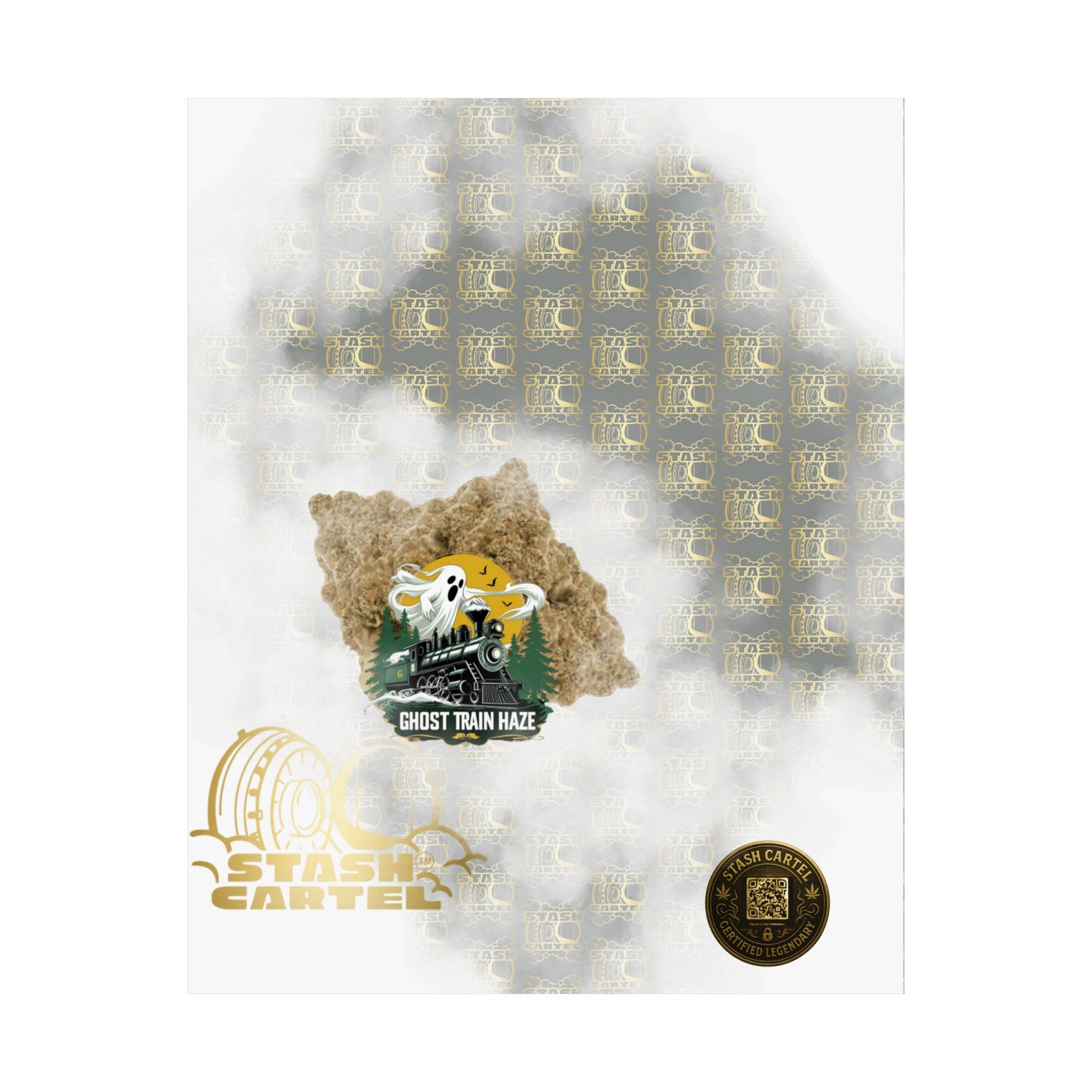 π»π Ghost Train Haze Poster β Mind-Bending Sativa Print for the Visionary