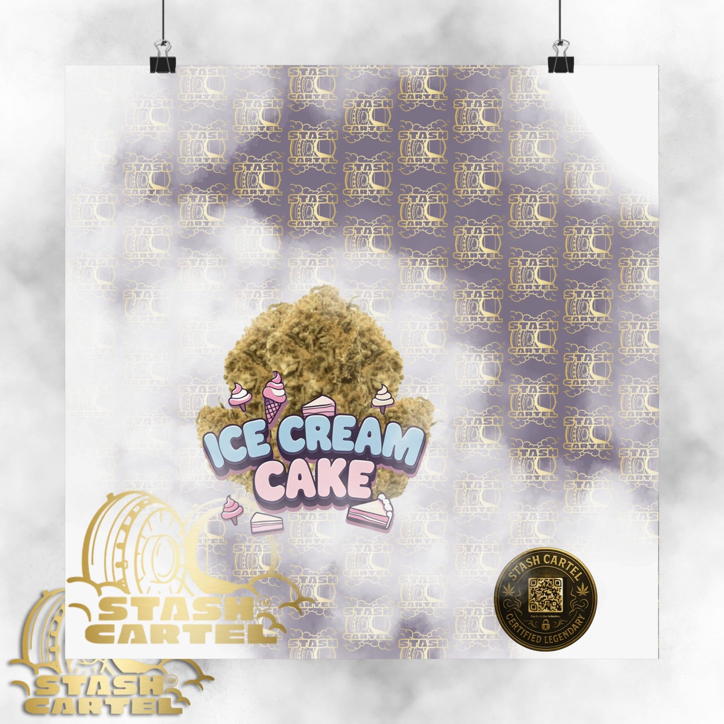 π¦ "Ice Cream Cake" Sedating Indica Dessert Poster