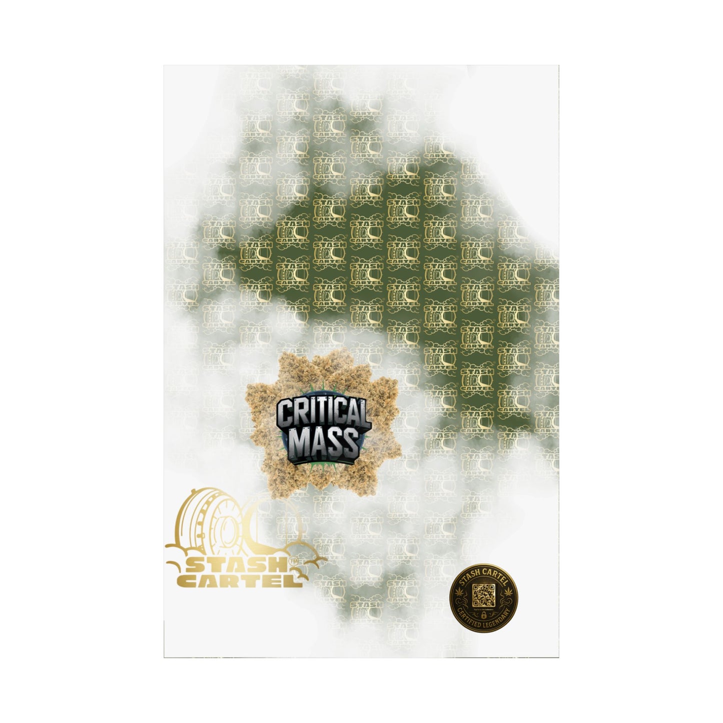 π₯ "Critical Mass" Couch-Lock Indica Poster