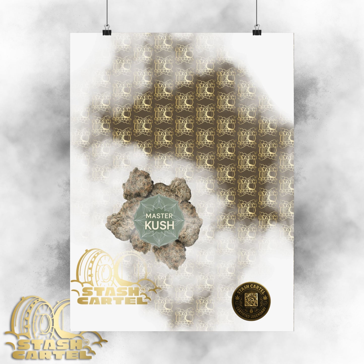 π§ββοΈ "Master Kush" Classic Amsterdam Indica Poster
