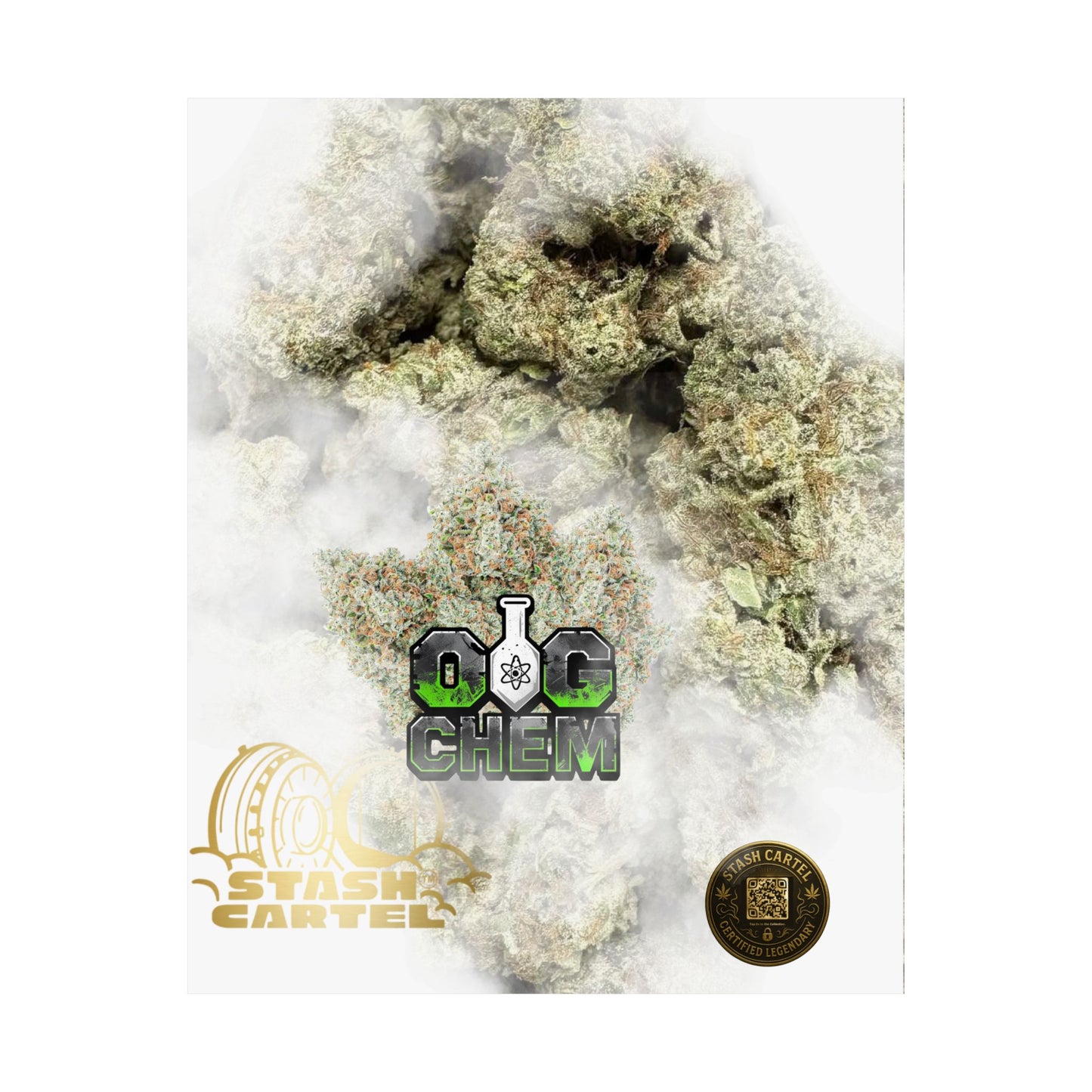 OG Chem Strain Poster – Loud Gas Cannabis Art for True Heads