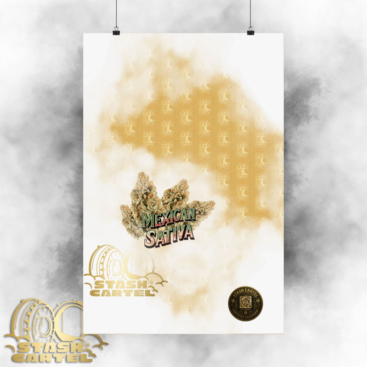 ππ΅ Mexican Sativa Poster β Wild Sun-Grown Heirloom with Cinnamon Spice & Uplifting Energy