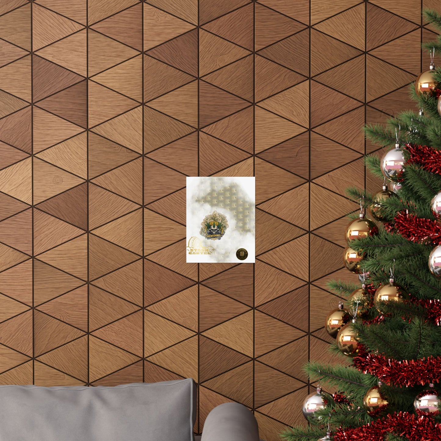 🧪⛽ Chemdawg Poster – Classic Gas Strain Wall Art with Heavy Hybrid Energy
