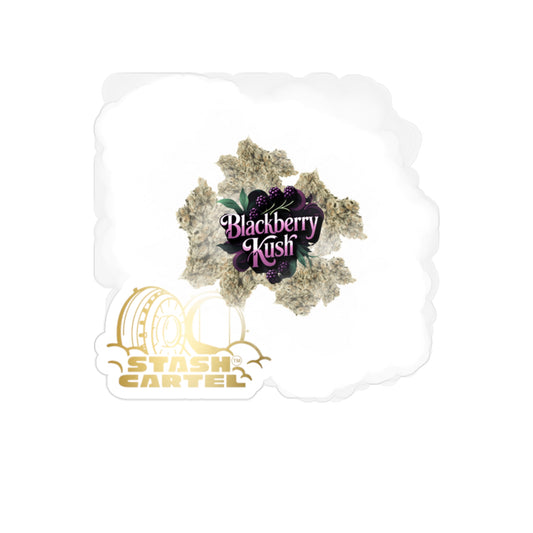 Blackberry Kush Transparent Outdoor Sticker – Weed Culture Collectible