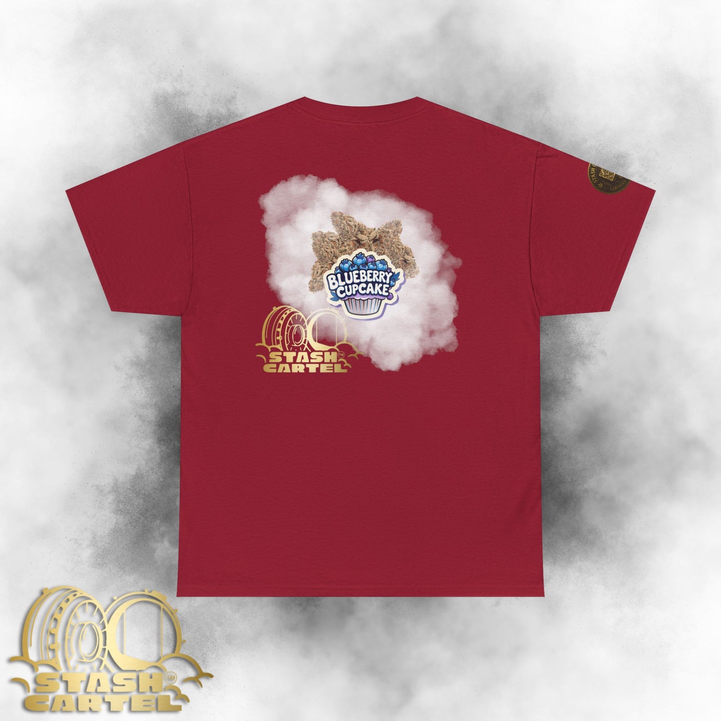 Blueberry Cupcake Tee – Baked Berry Bliss Unisex Heavy Cotton Tee