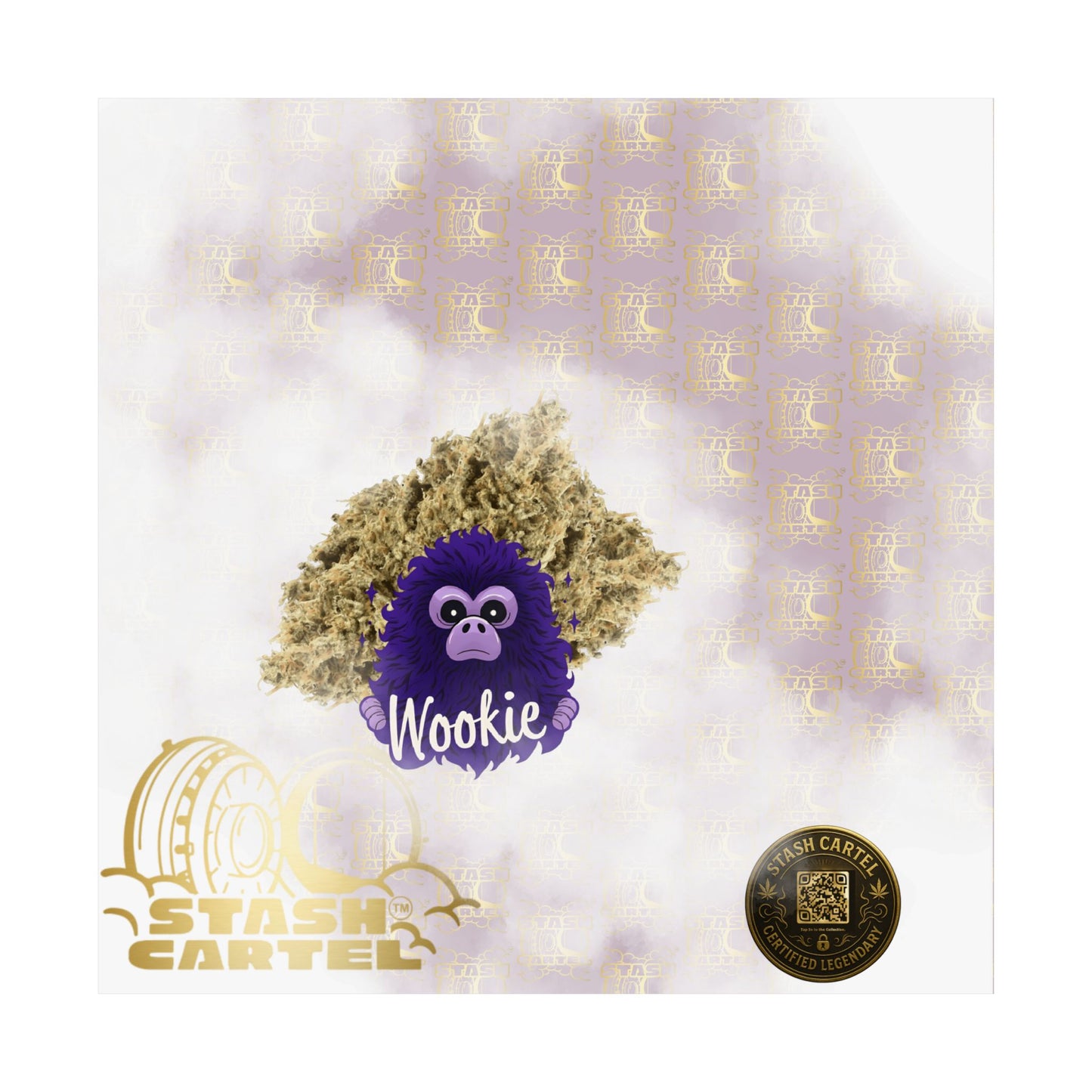 🧝‍♂️🌌 Wookie Poster – Psychedelic Funk Wall Art with Deep Indica Terps