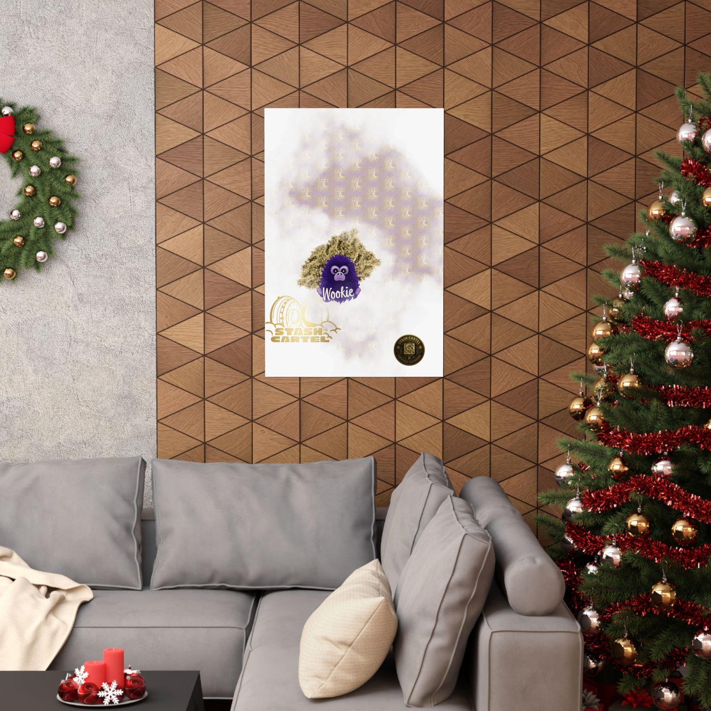 🧝‍♂️🌌 Wookie Poster – Psychedelic Funk Wall Art with Deep Indica Terps