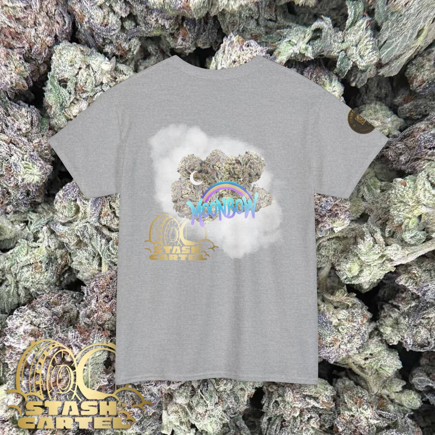 Moonbow Tee – Rainbow Resin Loudwear Unisex Cotton Tee