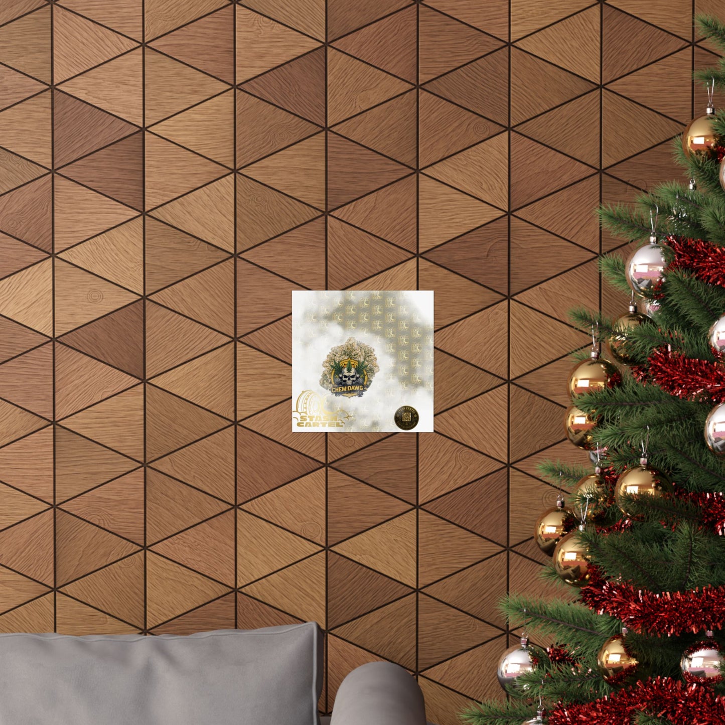 🧪⛽ Chemdawg Poster – Classic Gas Strain Wall Art with Heavy Hybrid Energy