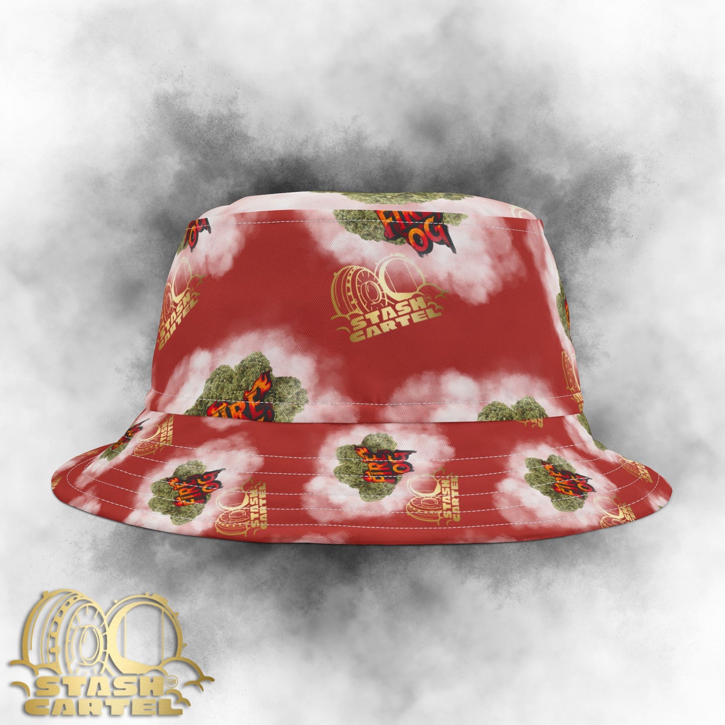 Fire OG Bucket Hat – Legendary Gas with Burn-Through Style