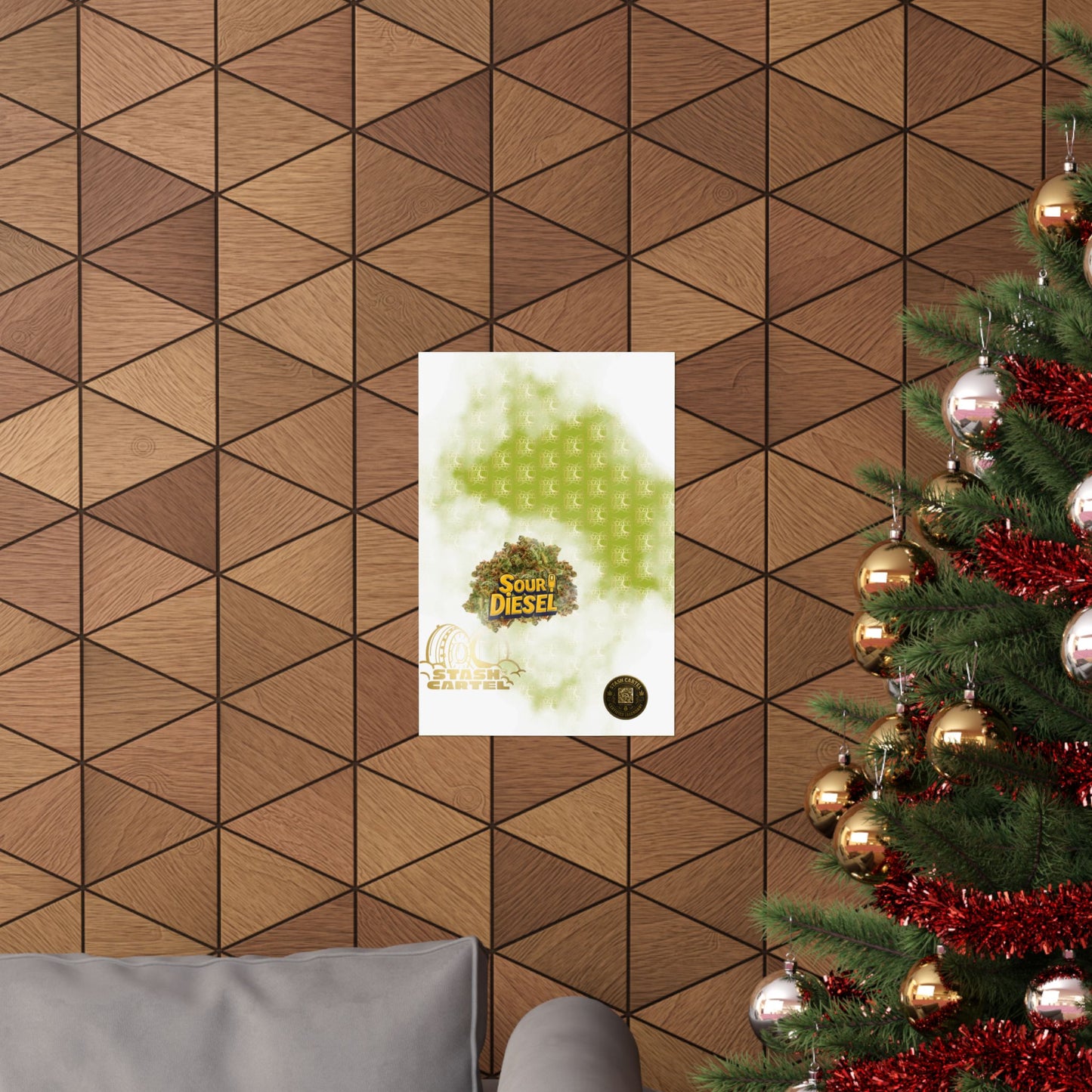 ⚡ "Sour Diesel" Electric Sativa Drip Poster