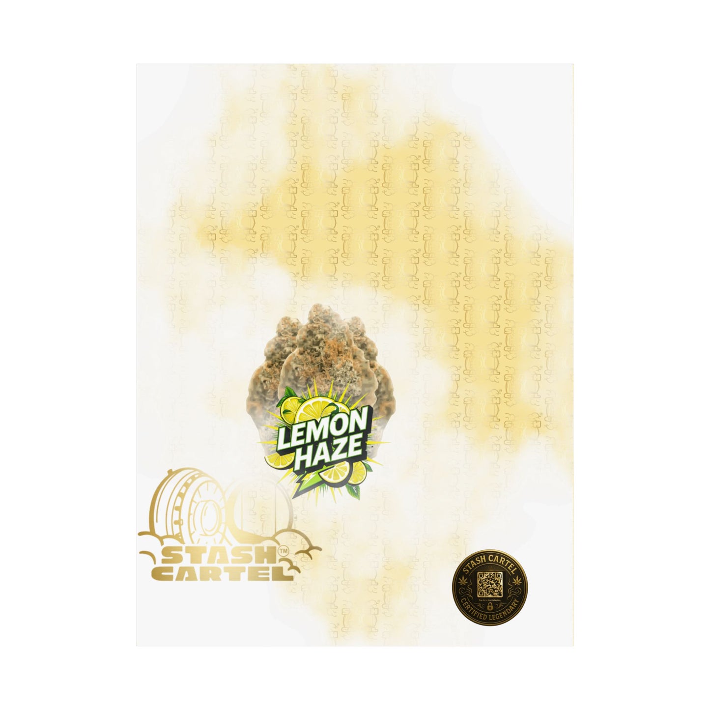 ☀️🍋 Lemon Haze Poster – Bright Citrus Sativa Poster for Focus & Clarity