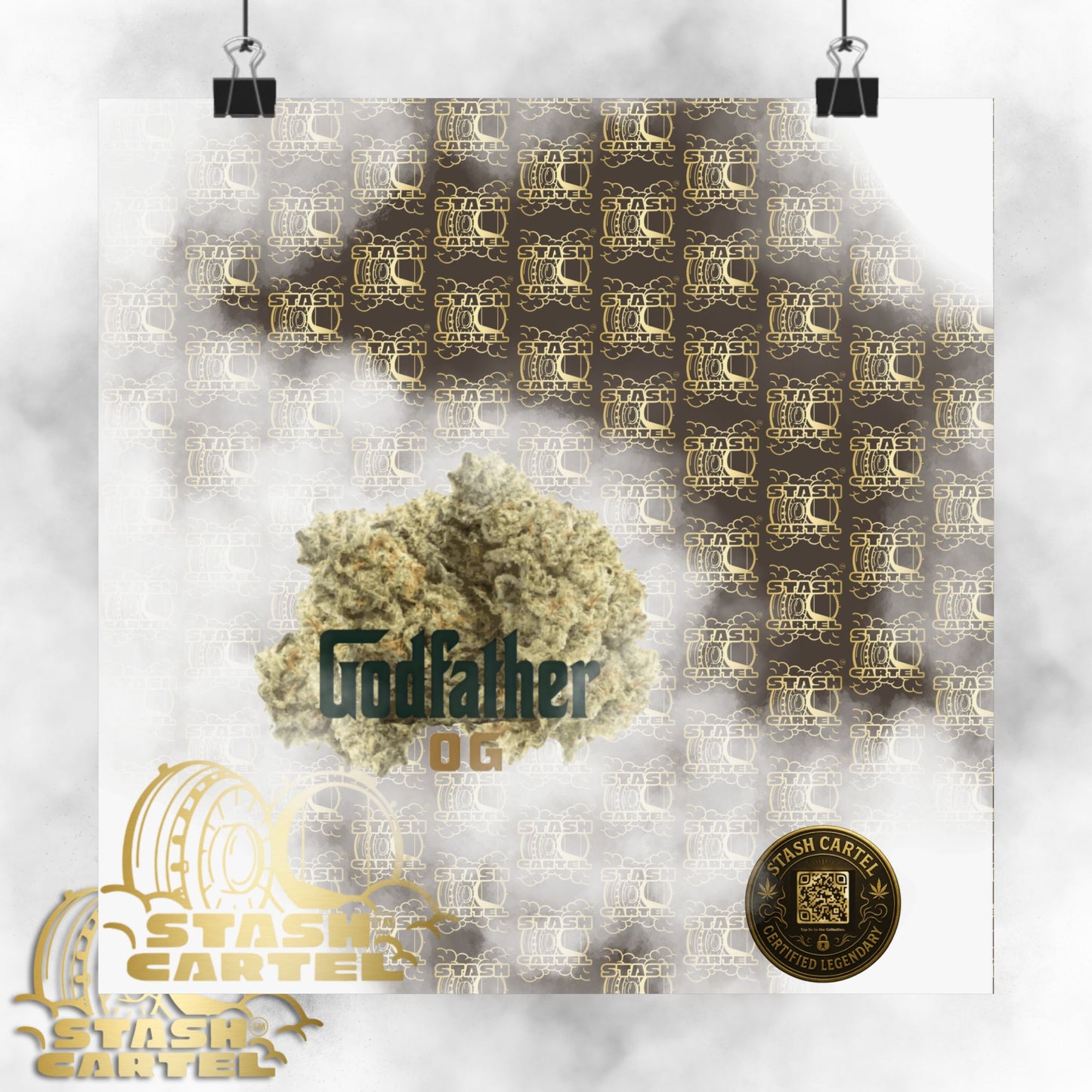 🕴️💨 "Godfather OG" Indica Poster – The Don of Heavy OGs