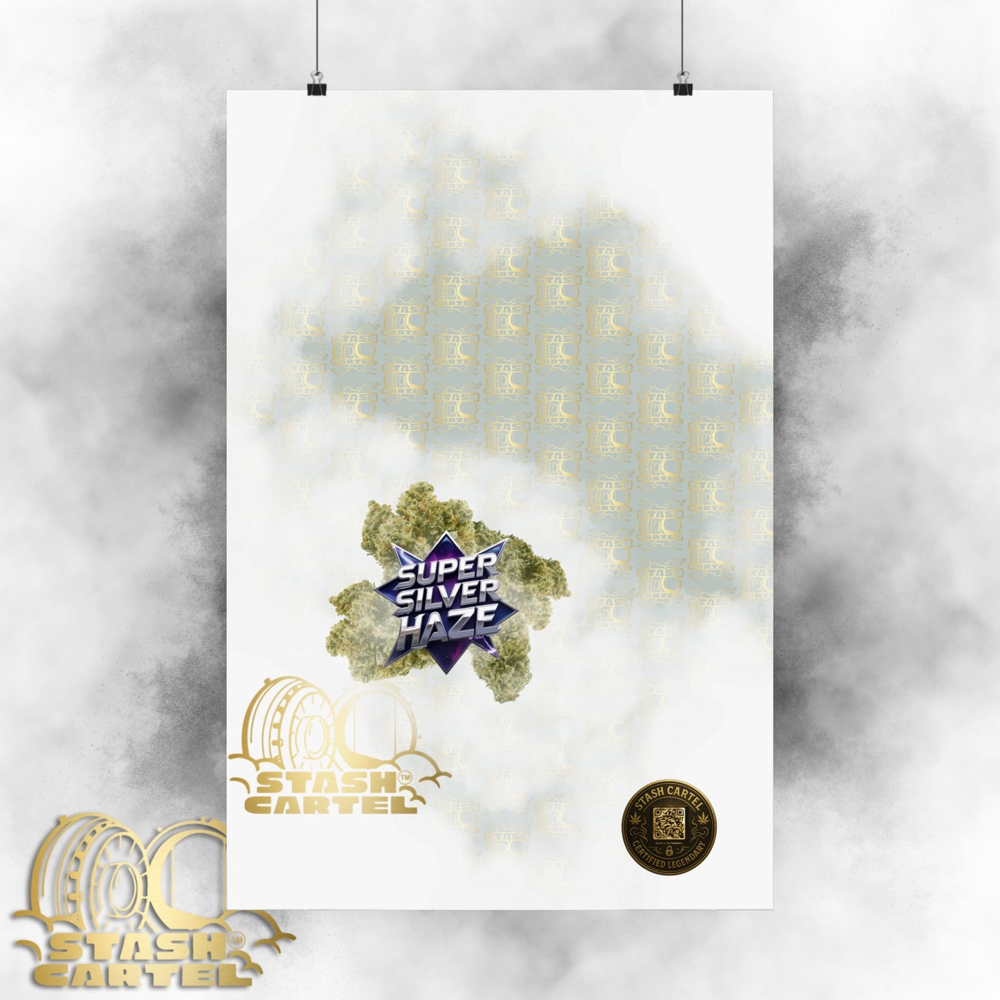 ⚡🍋 "Super Silver Haze" Sativa Poster – Legacy Citrus Spark