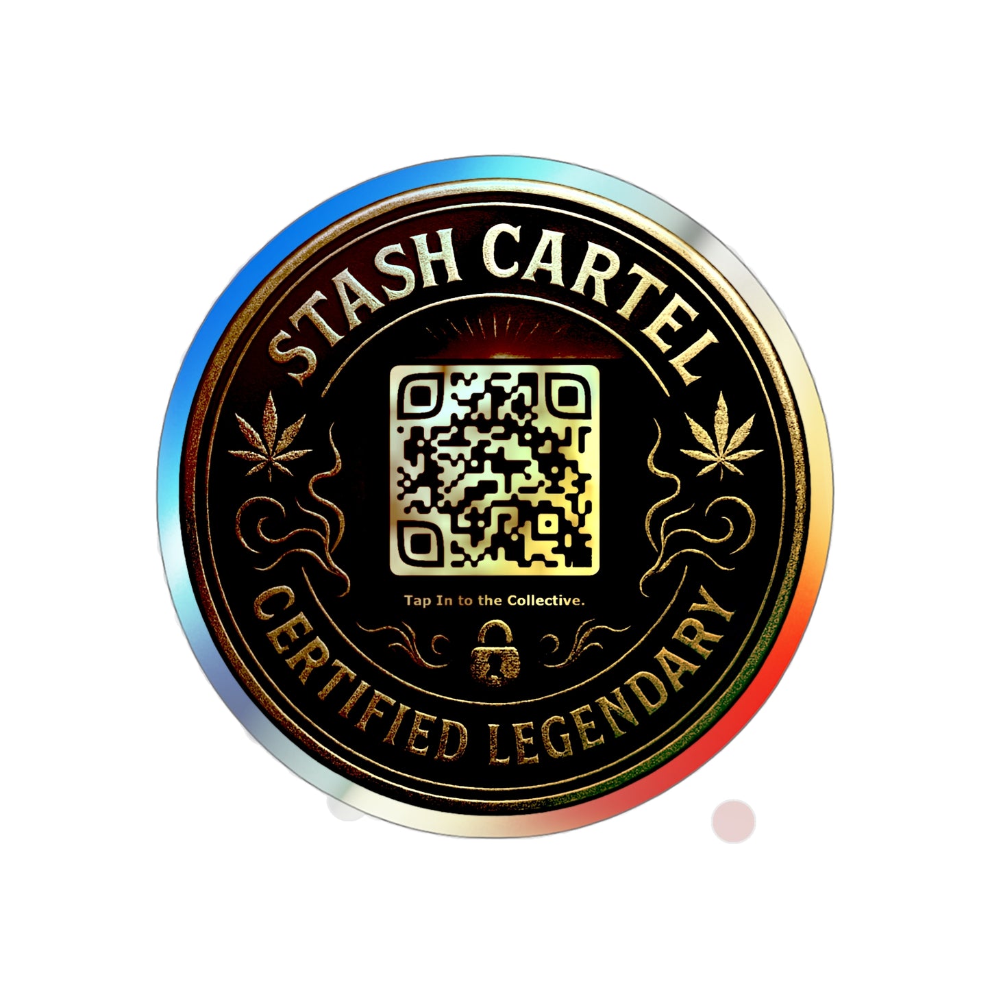 Stash Certified Legendary Seals — Holographic Die-Cut Stickers