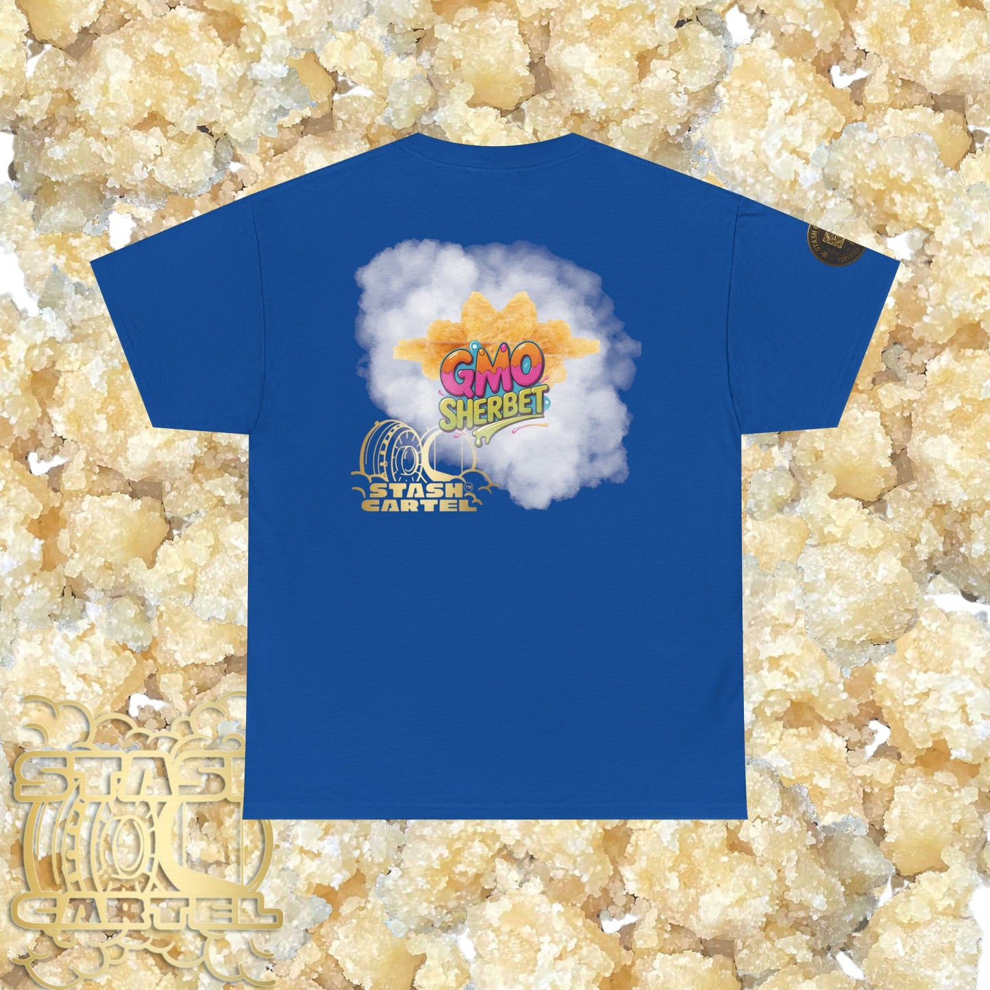 GMO Sherbet Sugar Wax Tee – Full Spectrum Drip, Loud & Creamy Unisex Heavy Cotton Tee