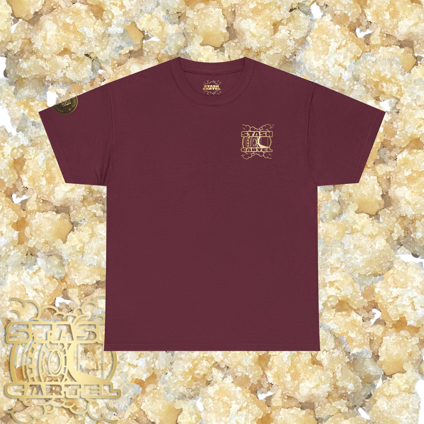 GMO Sherbet Sugar Wax Tee – Full Spectrum Drip, Loud & Creamy Unisex Heavy Cotton Tee