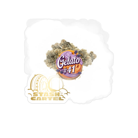 Gelato #41 Transparent Outdoor Sticker – Weed Culture Design